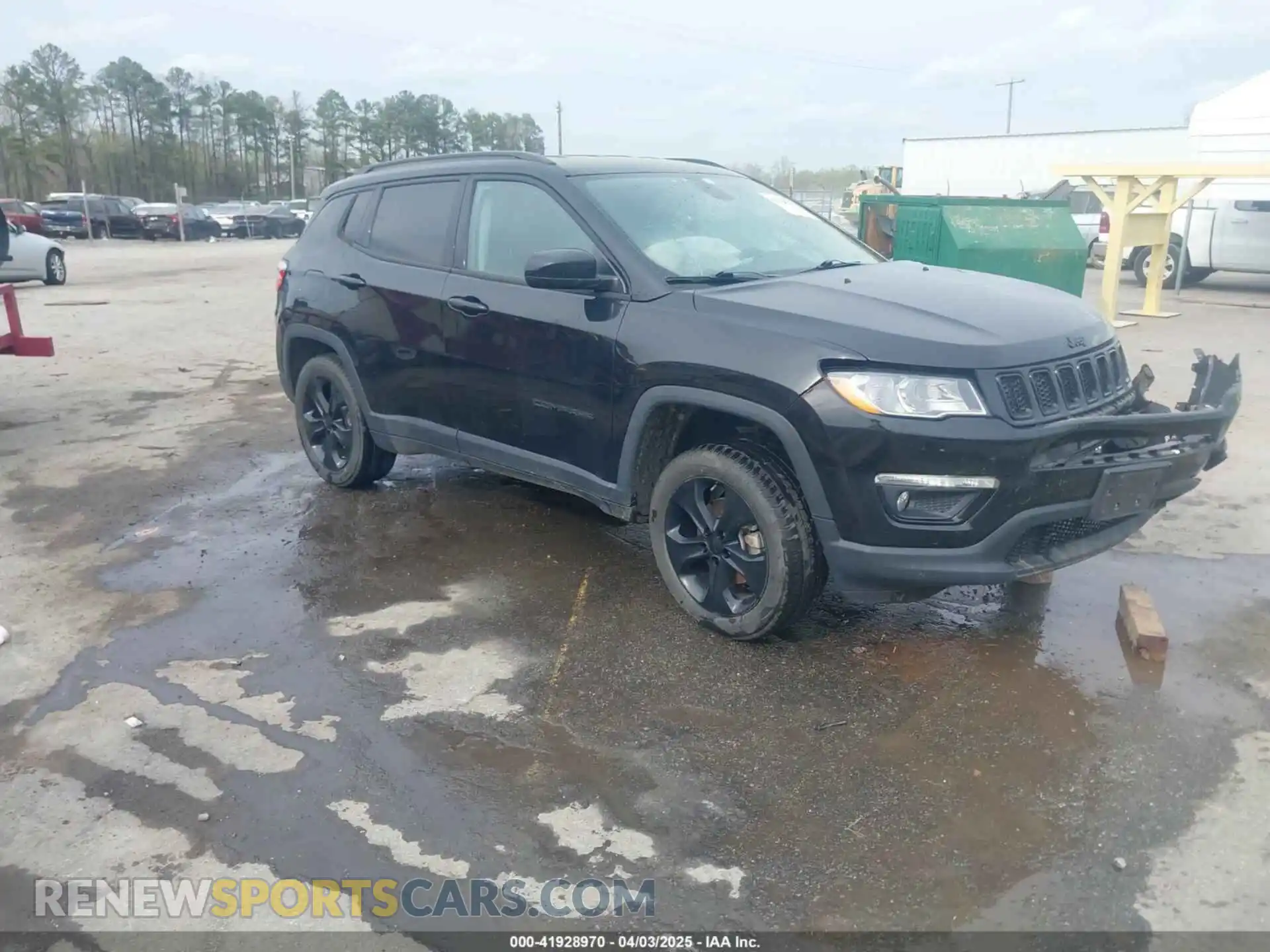 1 Photograph of a damaged car 3C4NJDBB7LT157685 JEEP COMPASS 2020