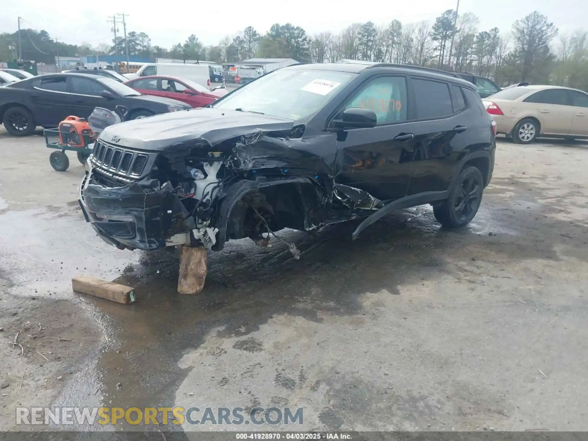 2 Photograph of a damaged car 3C4NJDBB7LT157685 JEEP COMPASS 2020