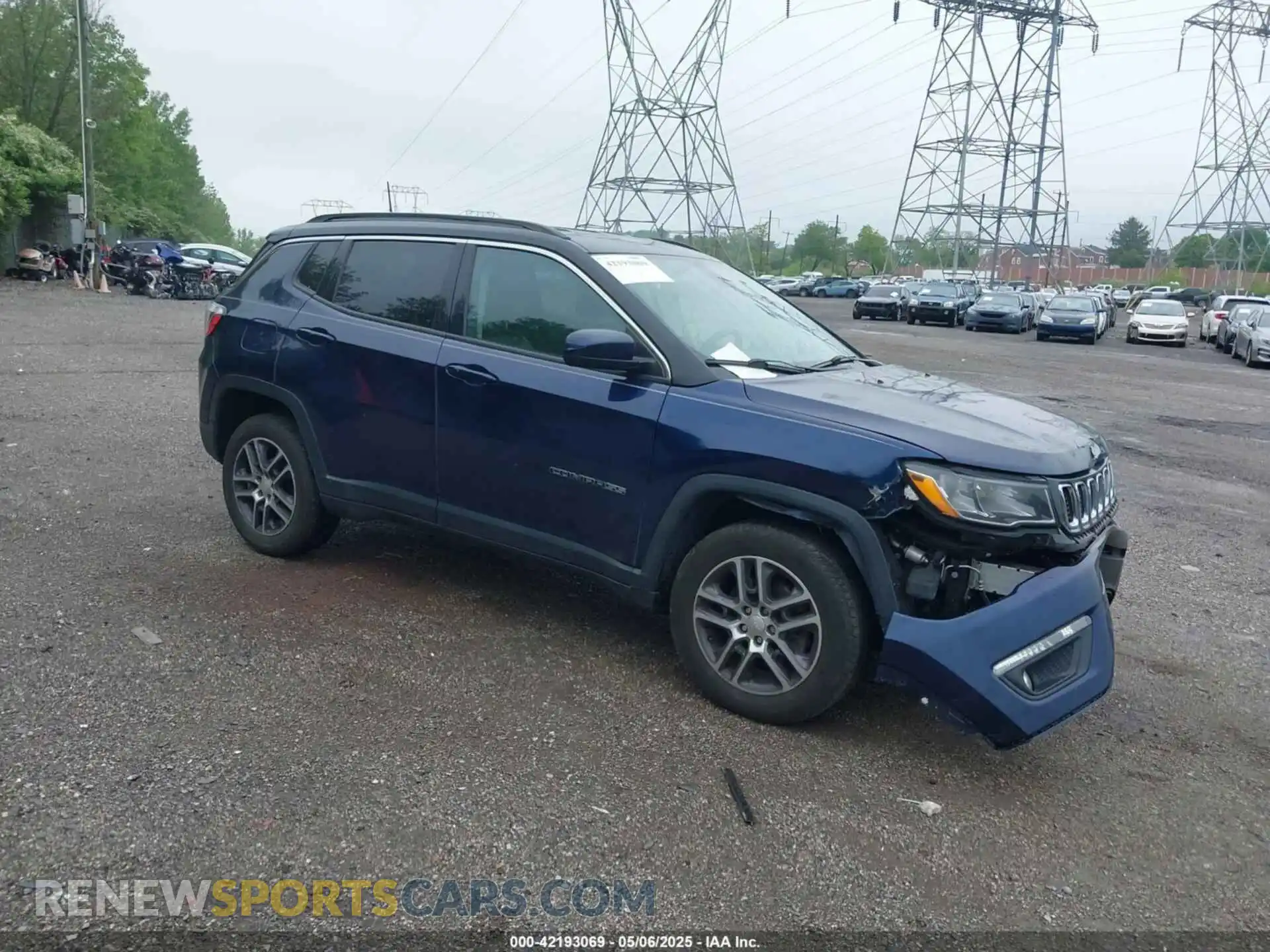 1 Photograph of a damaged car 3C4NJDBB7LT160148 JEEP COMPASS 2020