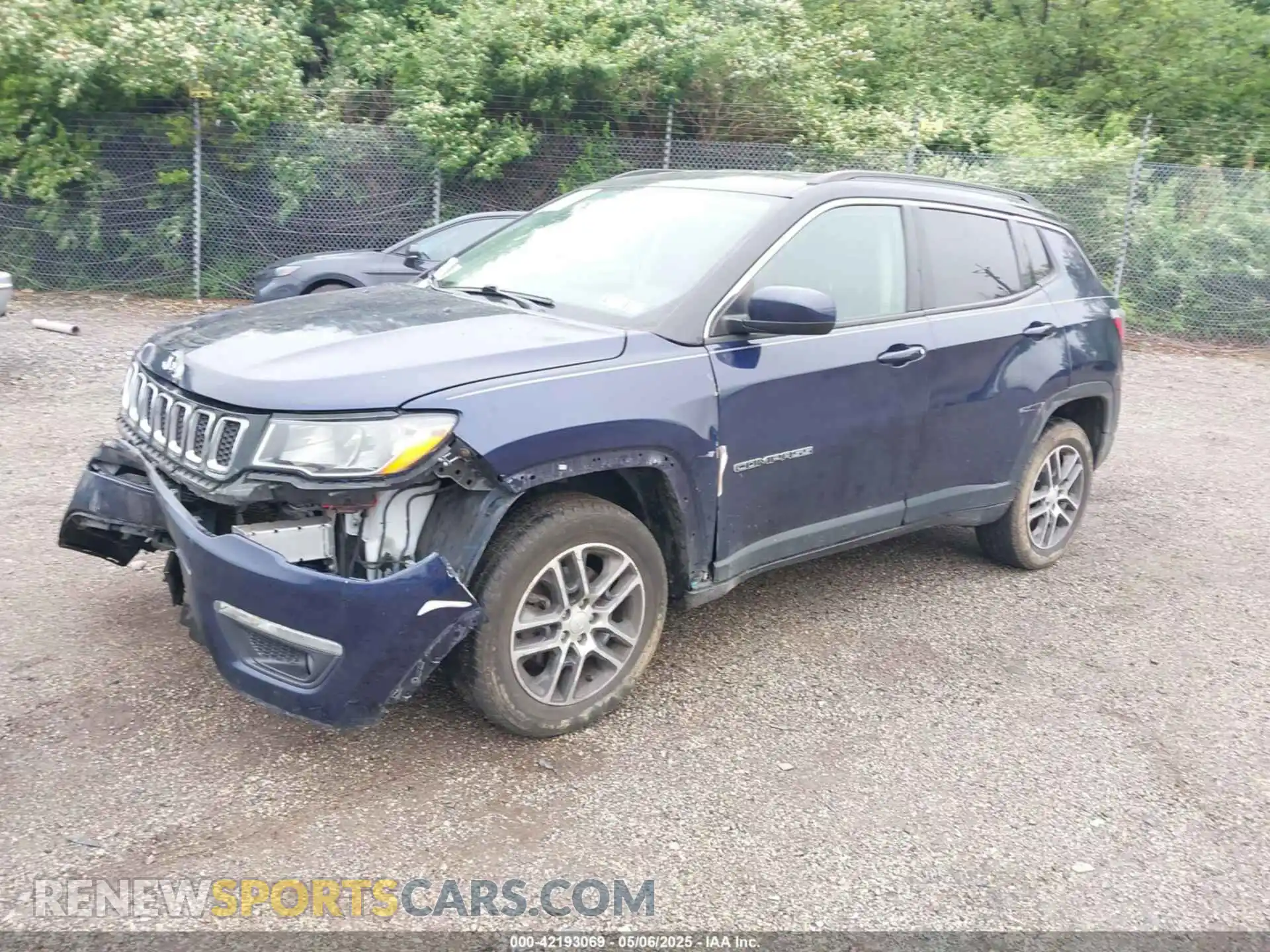 2 Photograph of a damaged car 3C4NJDBB7LT160148 JEEP COMPASS 2020
