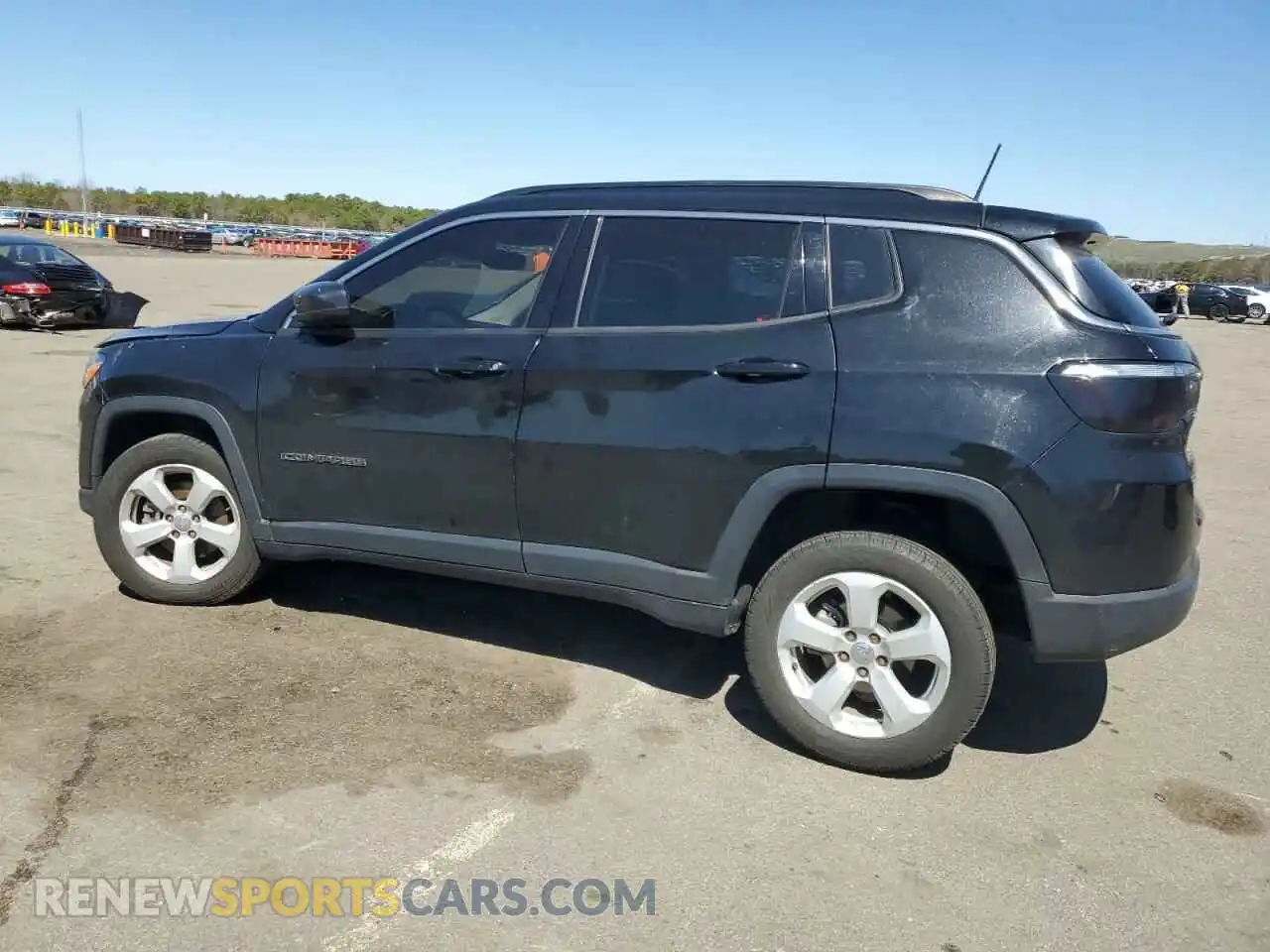 2 Photograph of a damaged car 3C4NJDBB8LT100590 JEEP COMPASS 2020