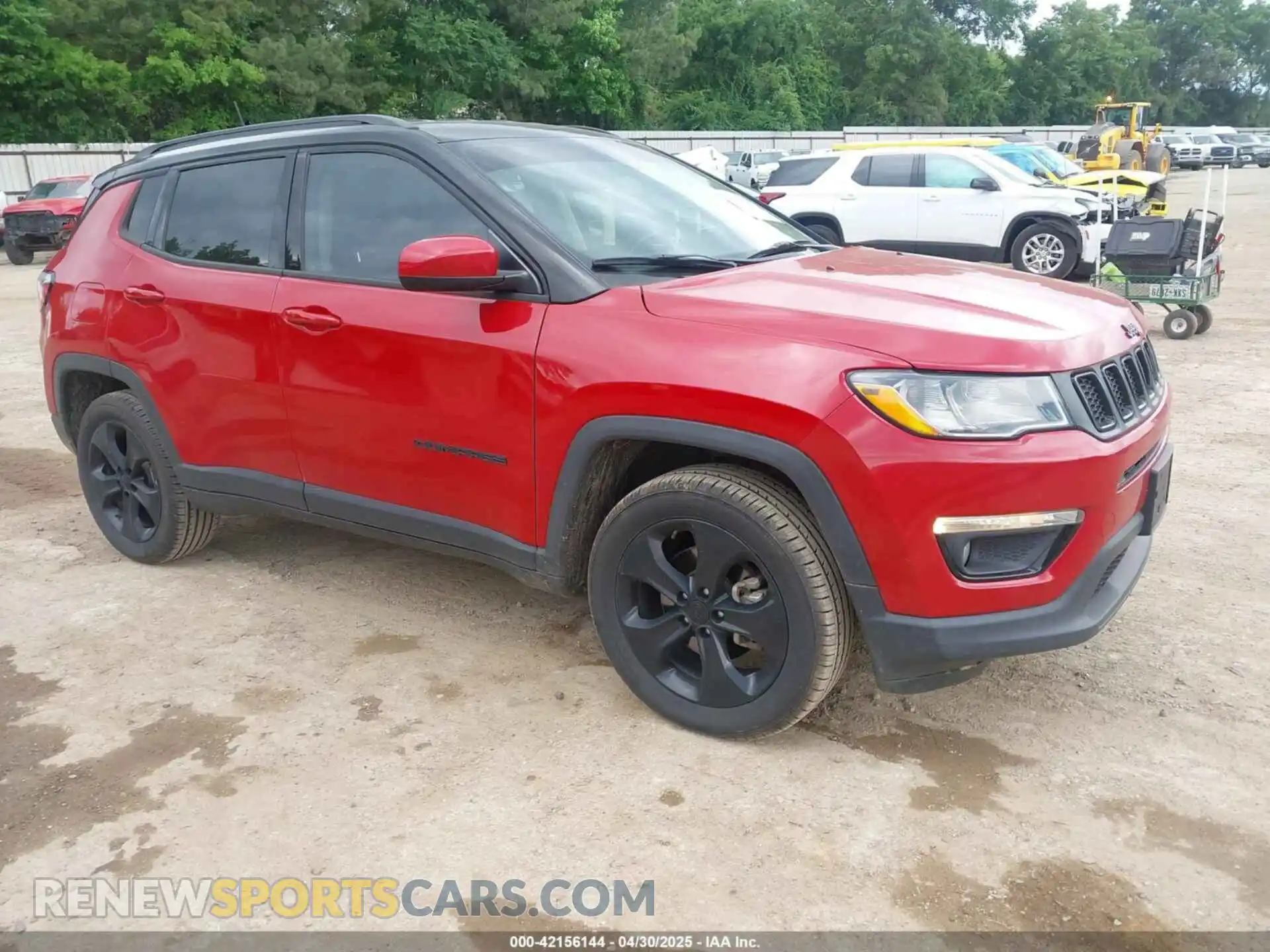 1 Photograph of a damaged car 3C4NJDBB8LT133542 JEEP COMPASS 2020