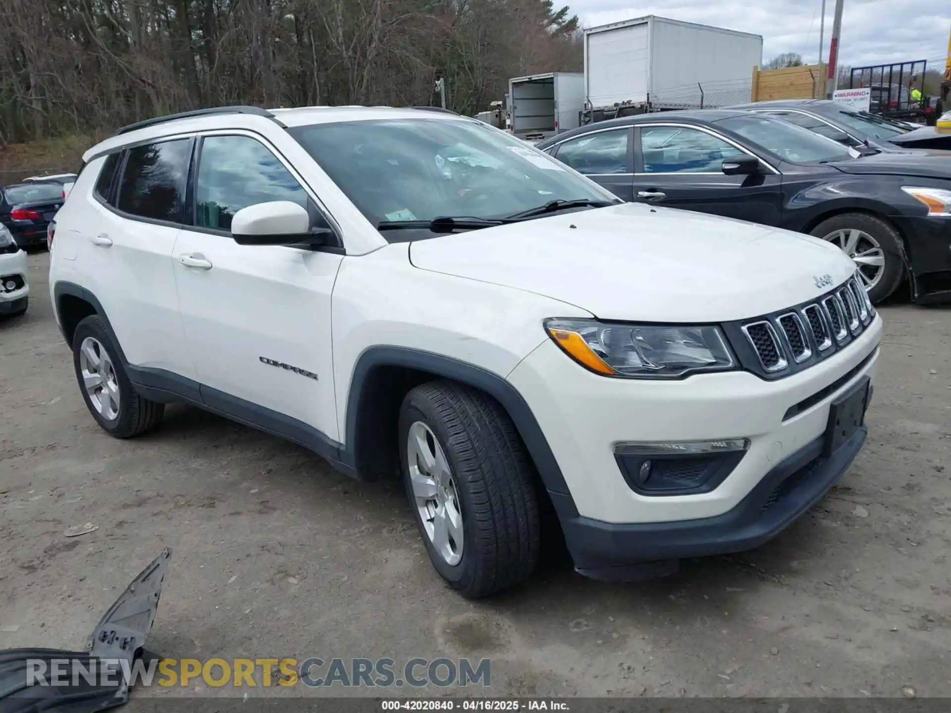1 fotografías del automóvil dañado 3C4NJDBB8LT145576 JEEP COMPASS 2020