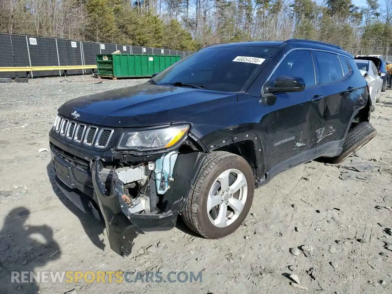 1 Photograph of a damaged car 3C4NJDBBXLT148978 JEEP COMPASS 2020