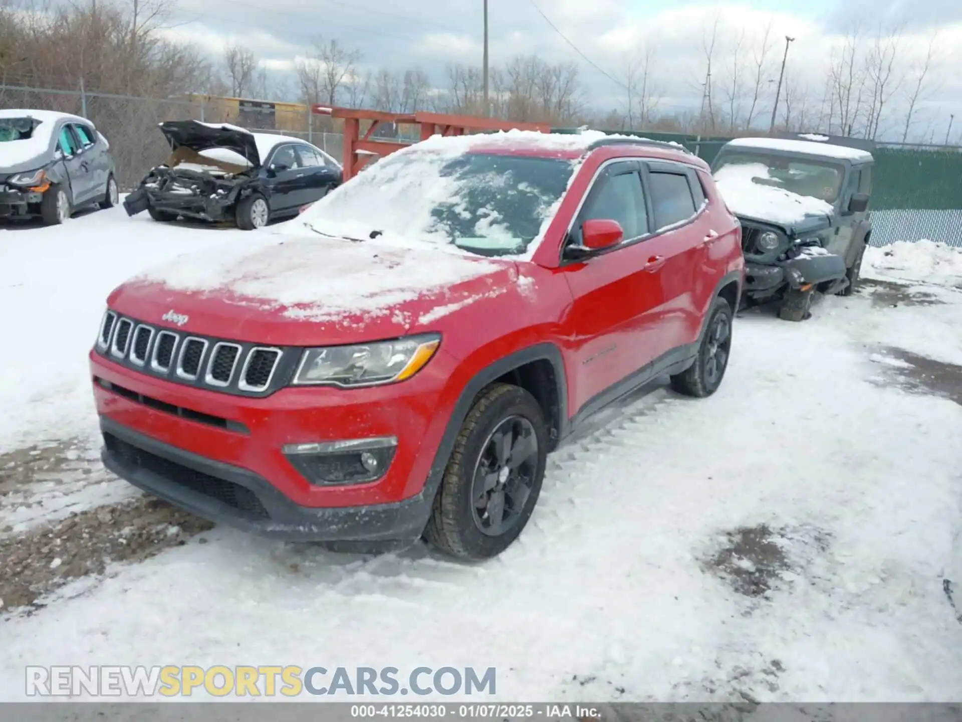2 Photograph of a damaged car 3C4NJDBBXLT223825 JEEP COMPASS 2020