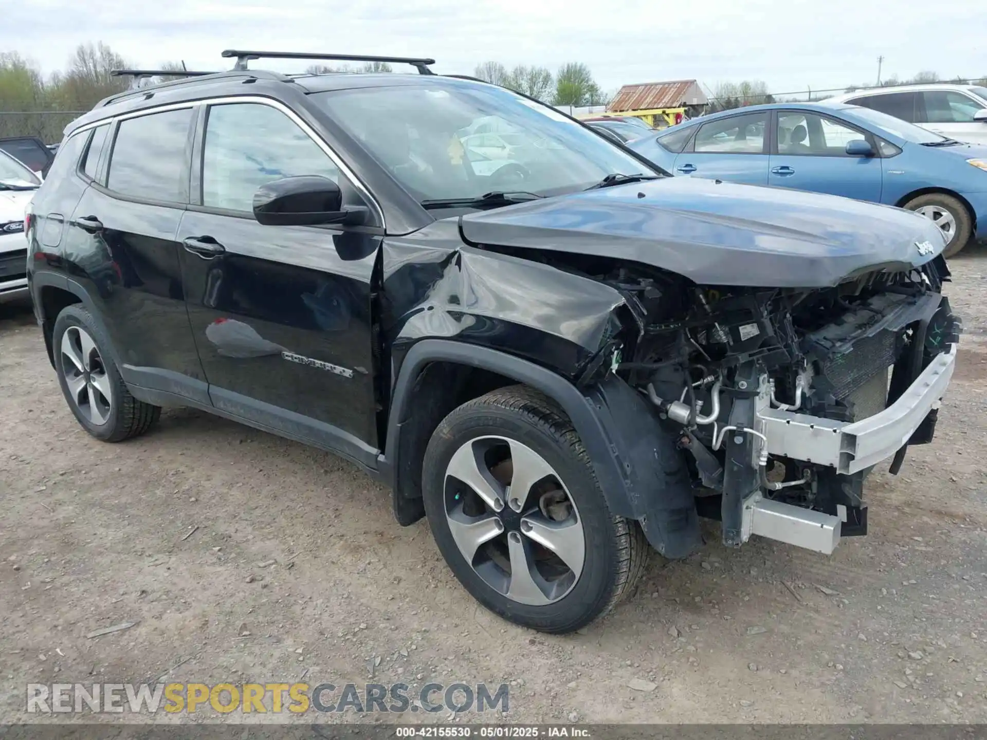 1 Photograph of a damaged car 3C4NJDBBXLT256632 JEEP COMPASS 2020