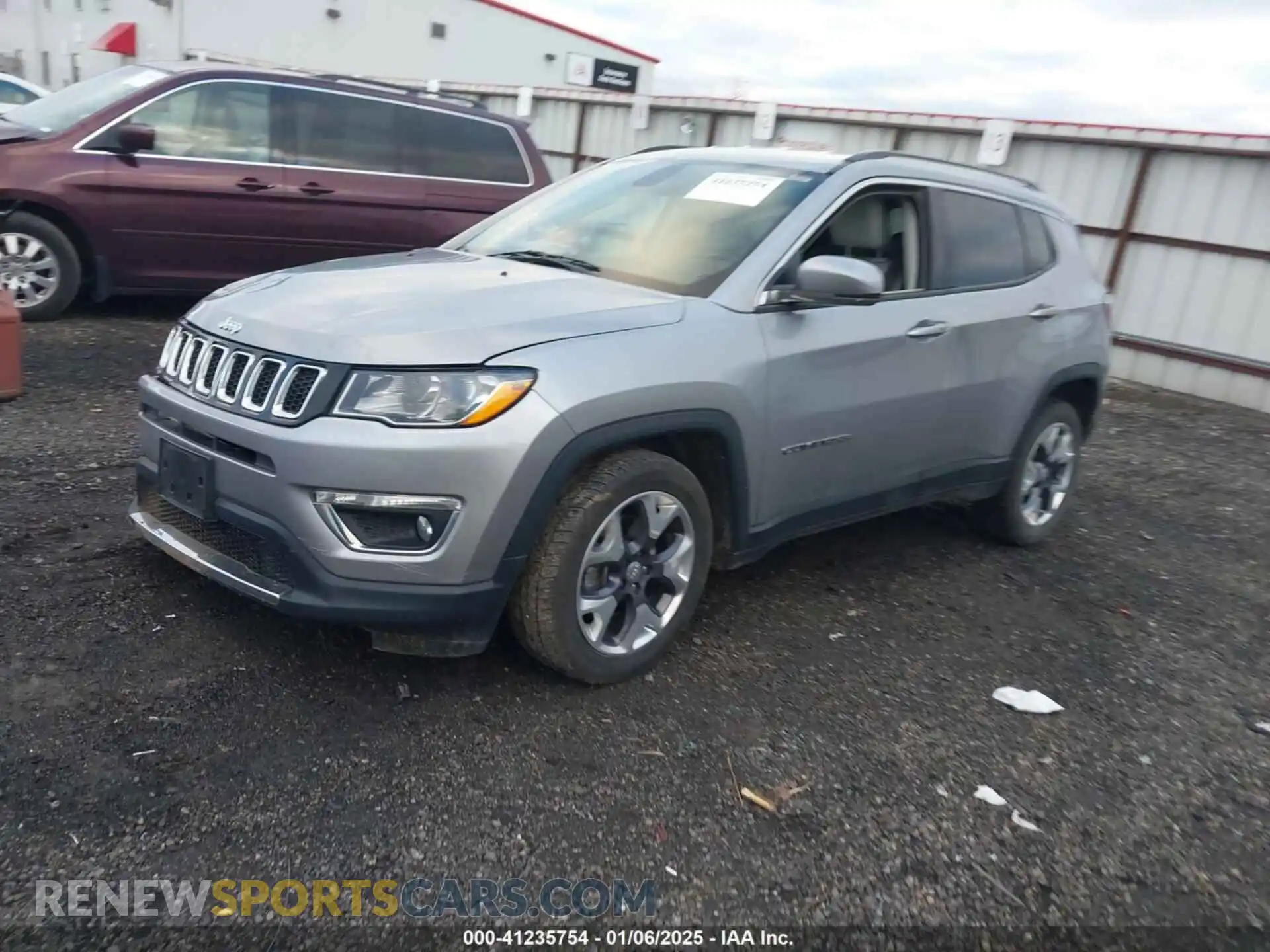 2 Photograph of a damaged car 3C4NJDCB0LT127507 JEEP COMPASS 2020