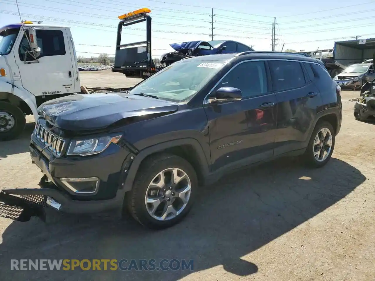 1 Photograph of a damaged car 3C4NJDCB0LT203629 JEEP COMPASS 2020
