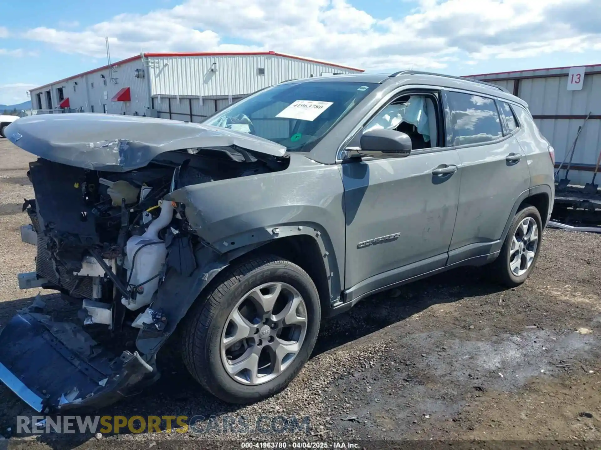 2 Photograph of a damaged car 3C4NJDCB1LT147944 JEEP COMPASS 2020