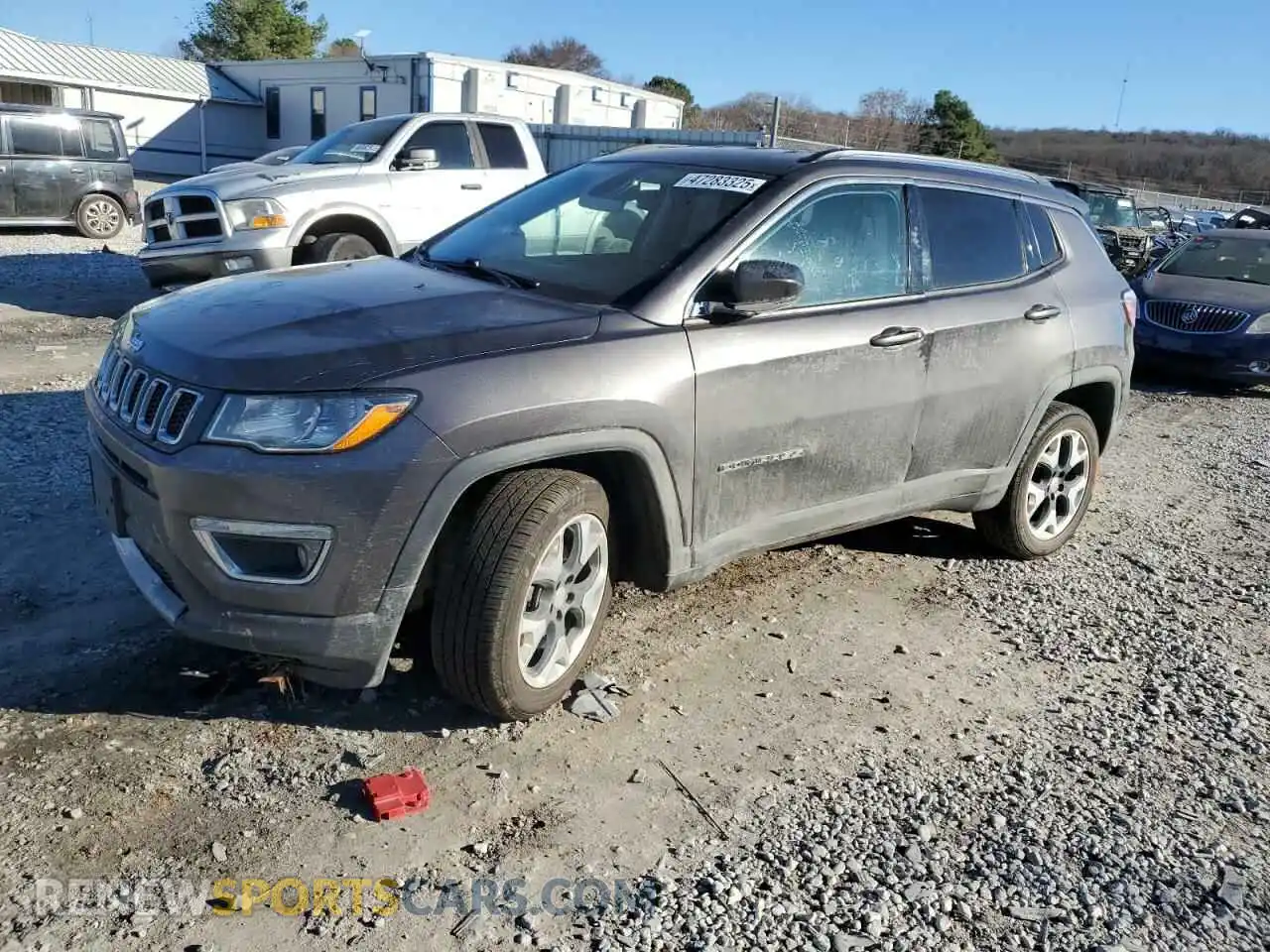 1 Photograph of a damaged car 3C4NJDCB1LT153372 JEEP COMPASS 2020
