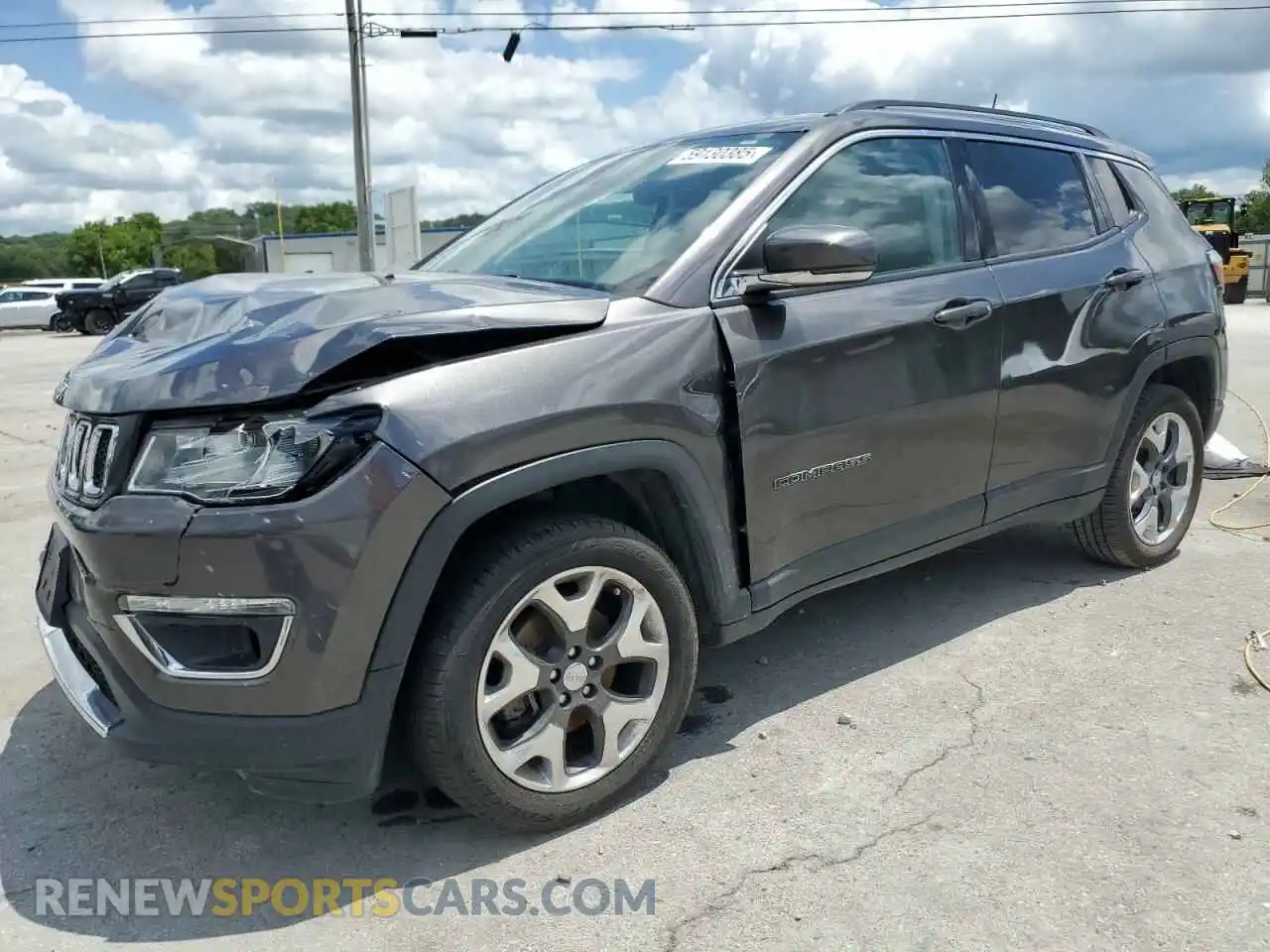 1 Photograph of a damaged car 3C4NJDCB3LT123497 JEEP COMPASS 2020