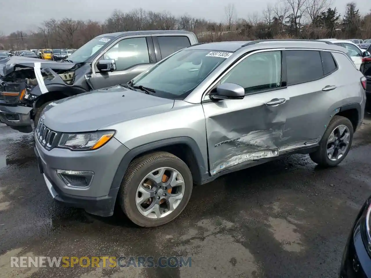 1 Photograph of a damaged car 3C4NJDCB3LT221333 JEEP COMPASS 2020