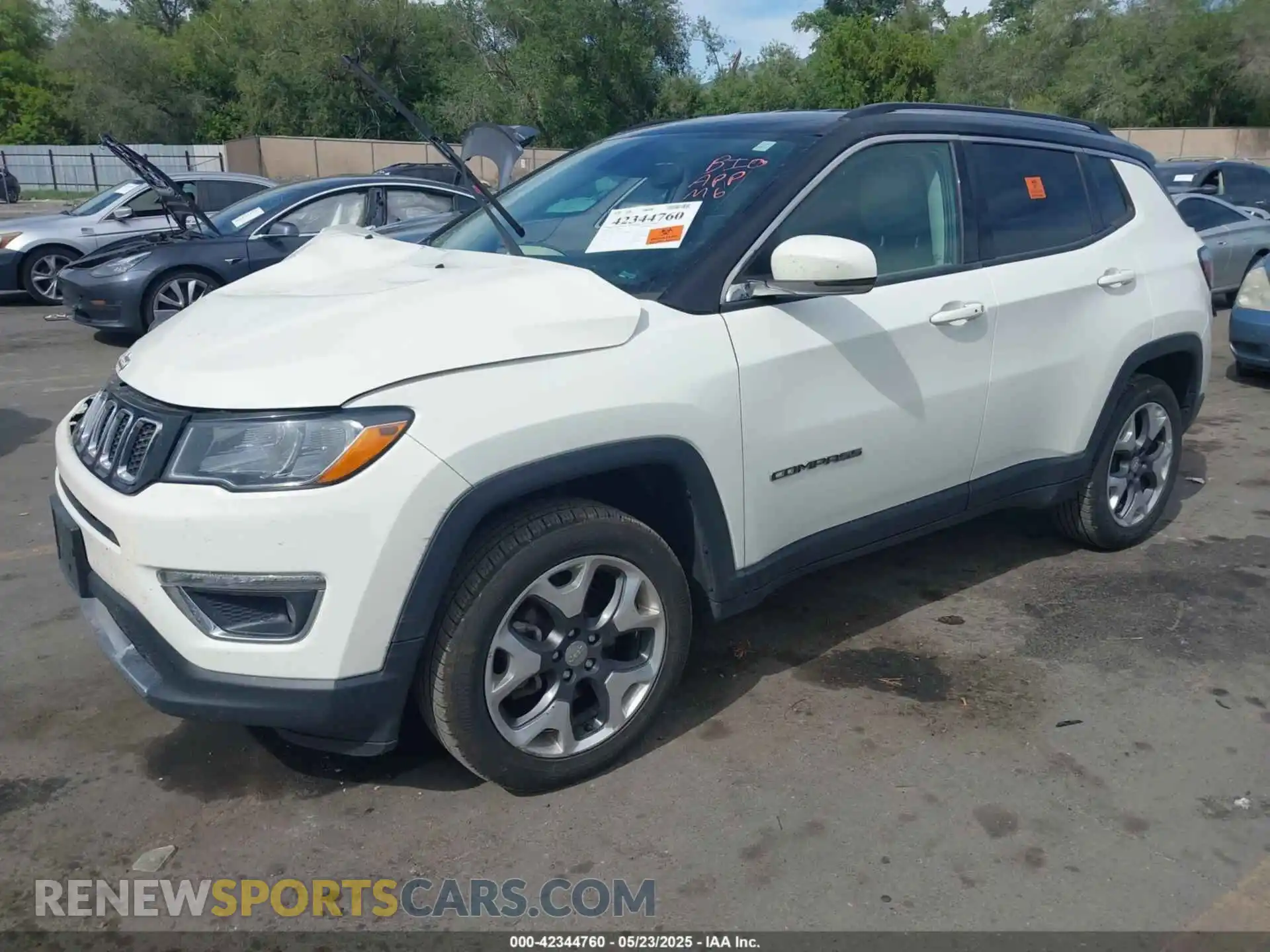 2 Photograph of a damaged car 3C4NJDCB4LT122066 JEEP COMPASS 2020