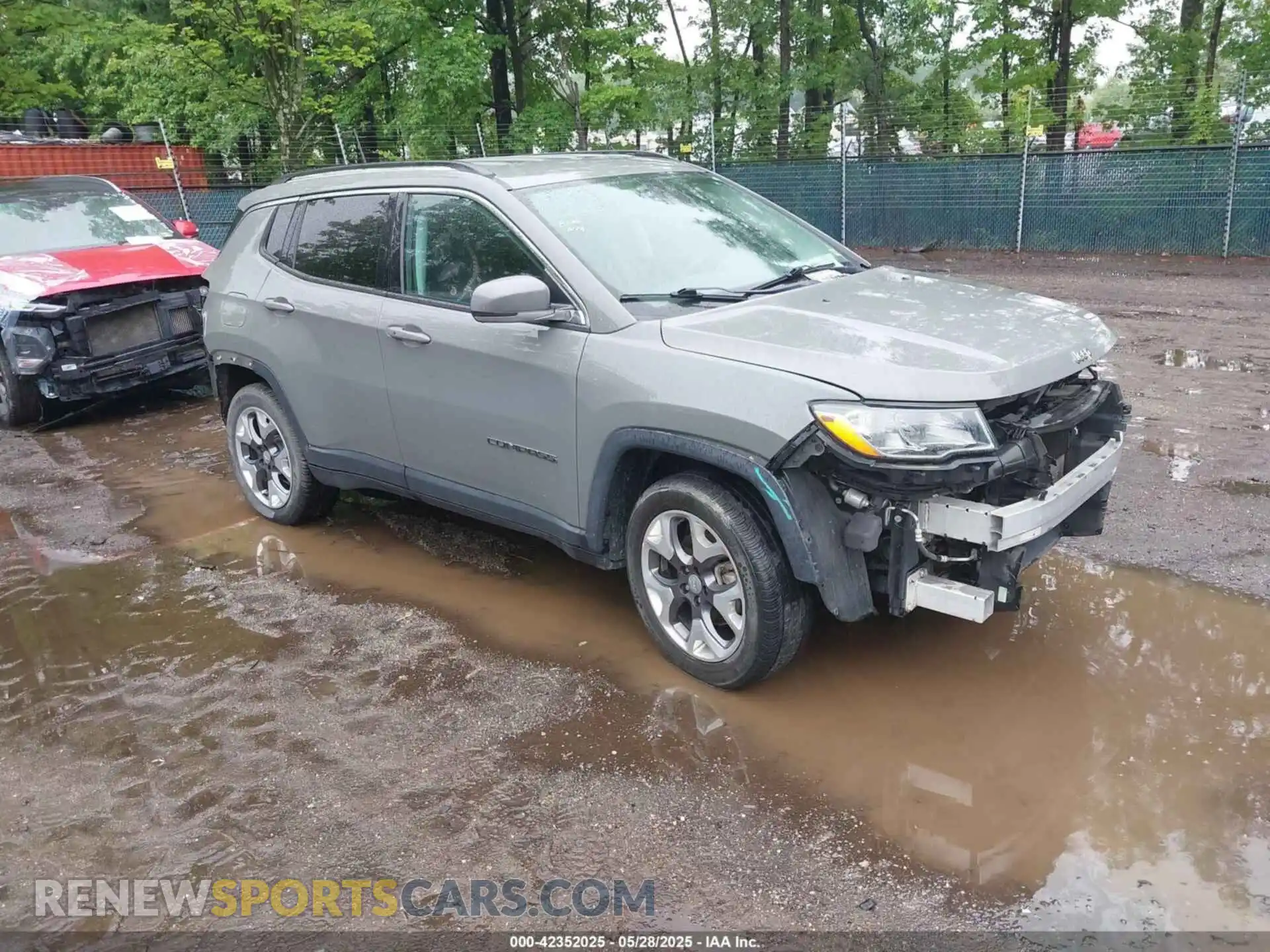 1 Photograph of a damaged car 3C4NJDCB4LT126814 JEEP COMPASS 2020