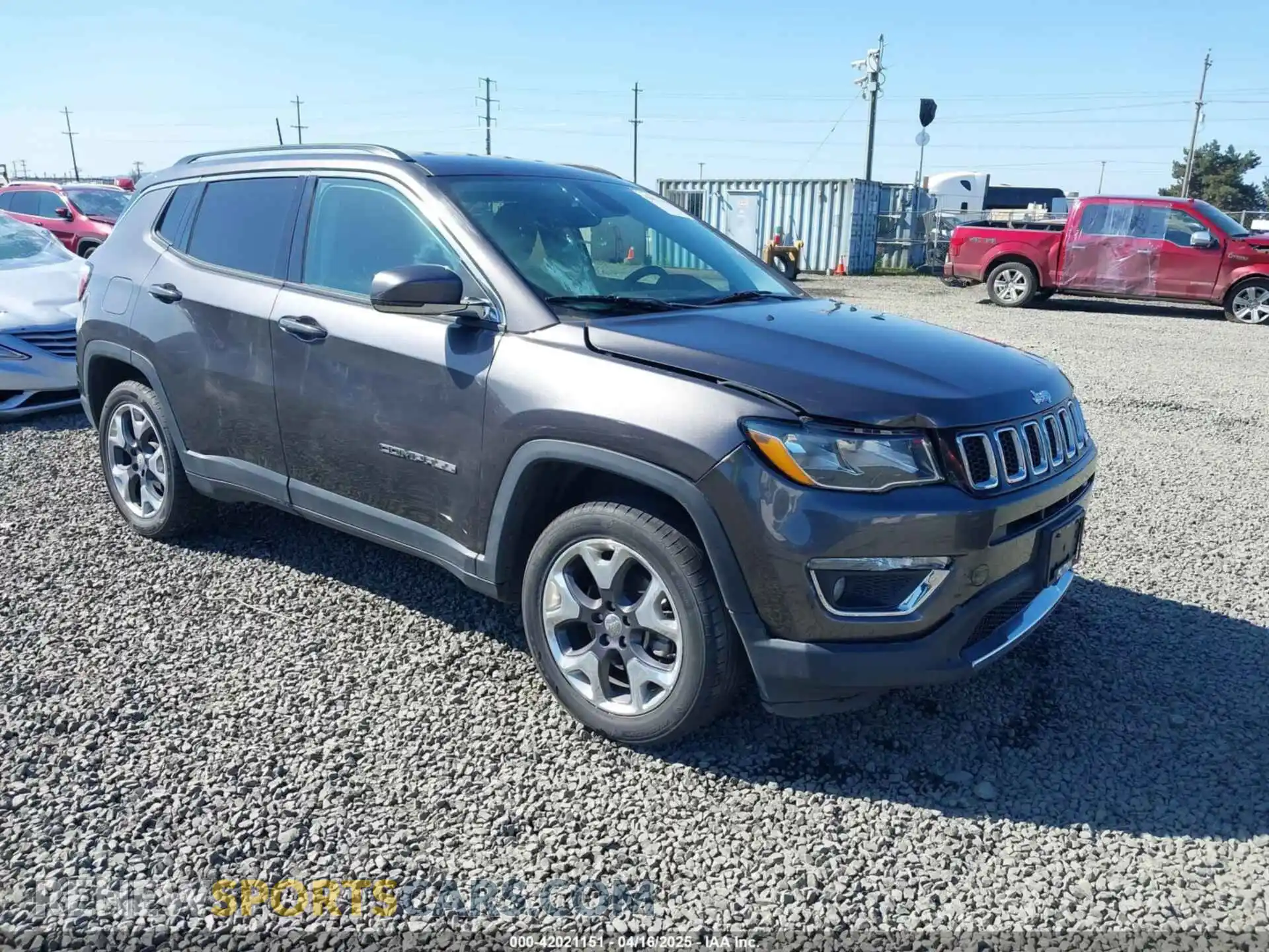 1 Photograph of a damaged car 3C4NJDCB6LT221388 JEEP COMPASS 2020