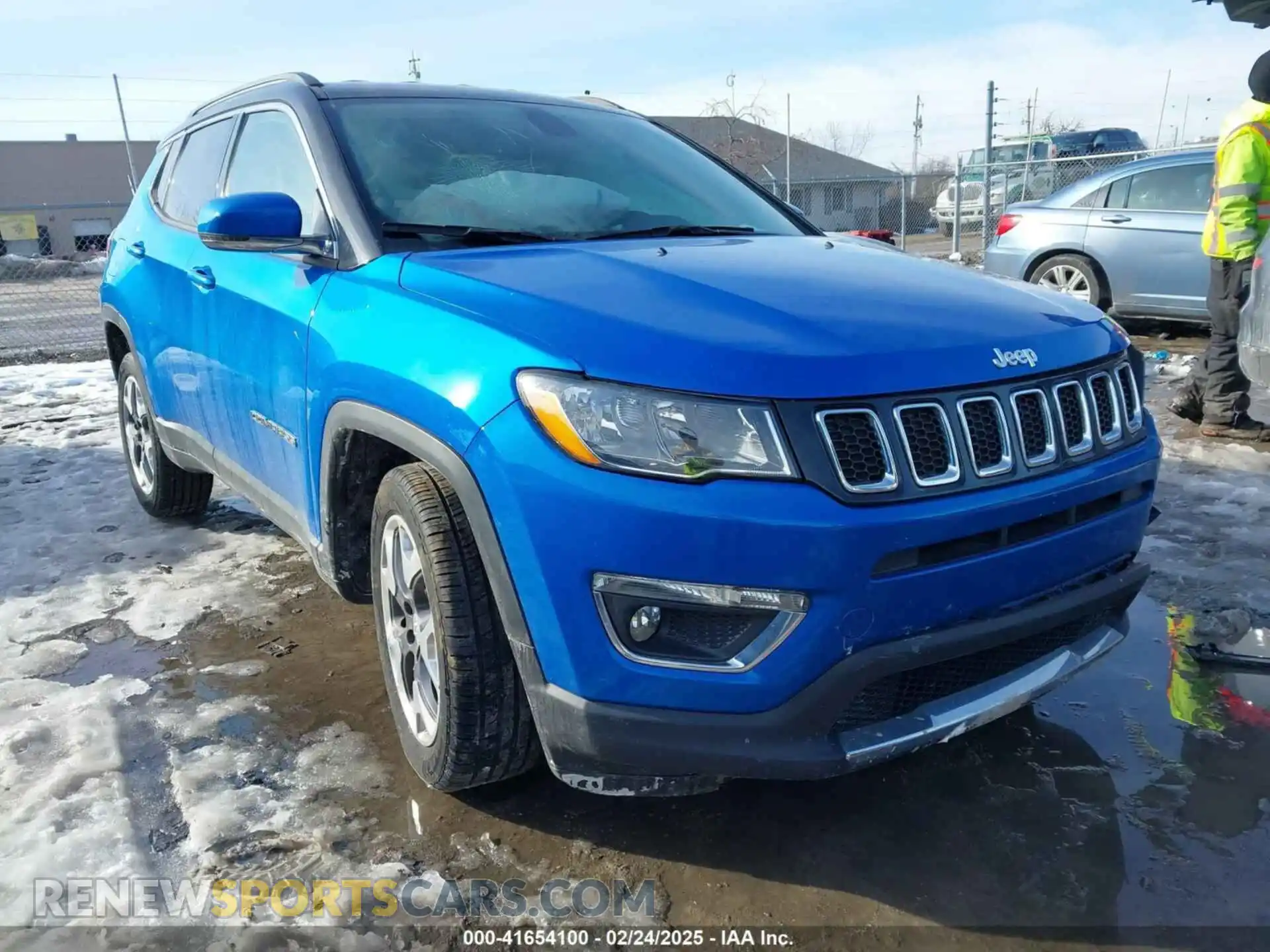 1 Photograph of a damaged car 3C4NJDCB7LT147155 JEEP COMPASS 2020