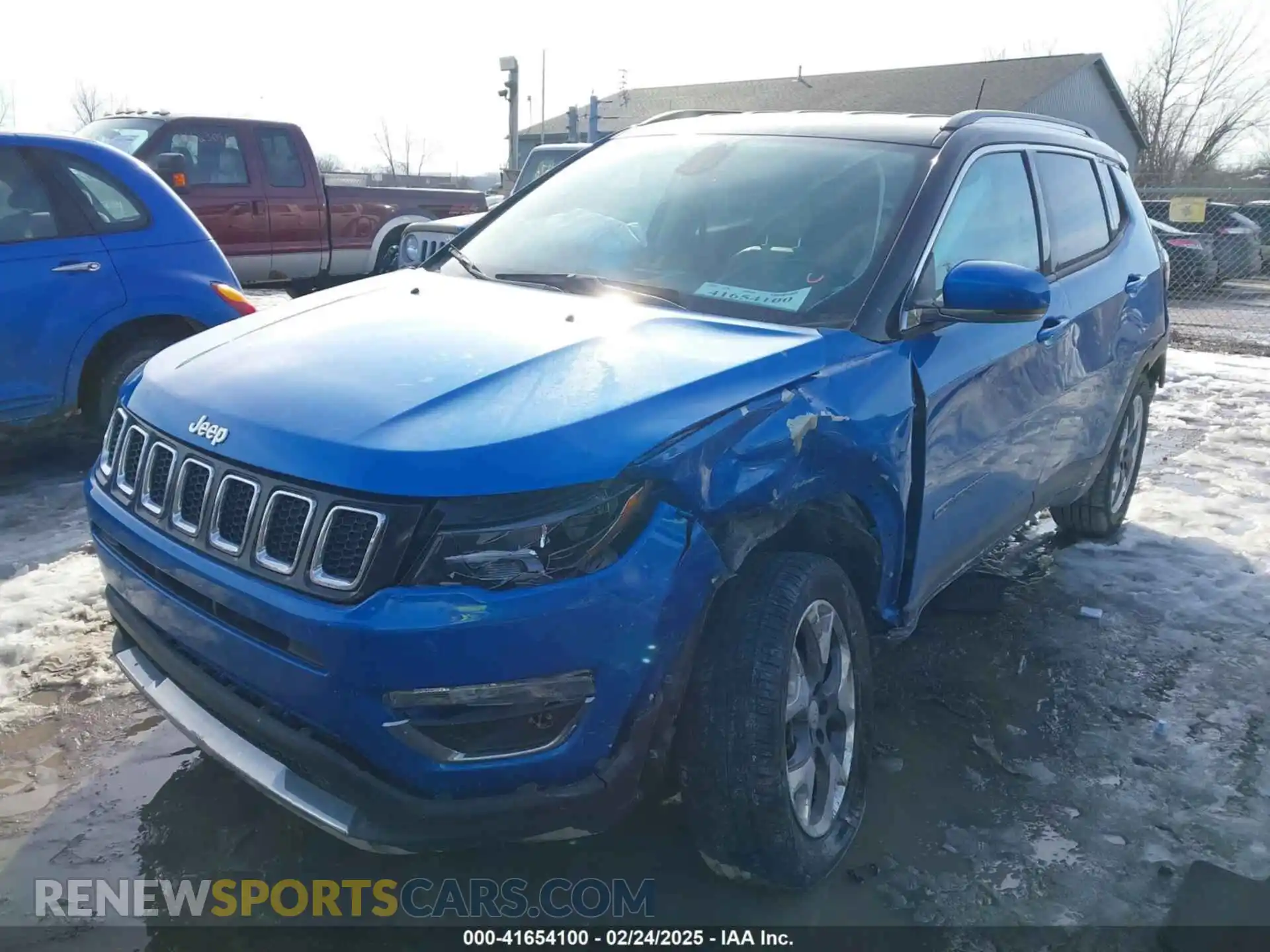 2 Photograph of a damaged car 3C4NJDCB7LT147155 JEEP COMPASS 2020