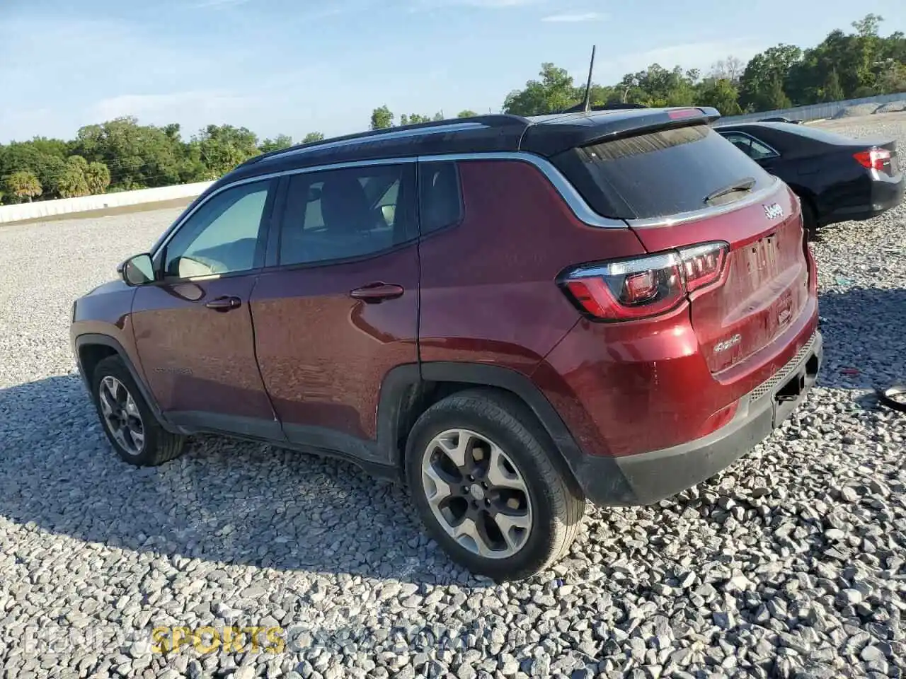 2 Photograph of a damaged car 3C4NJDCB7LT251337 JEEP COMPASS 2020