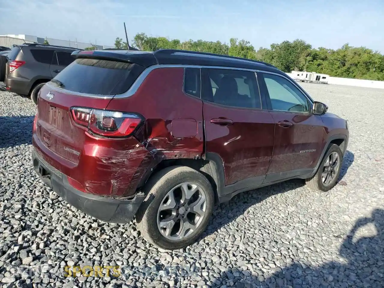 3 Photograph of a damaged car 3C4NJDCB7LT251337 JEEP COMPASS 2020