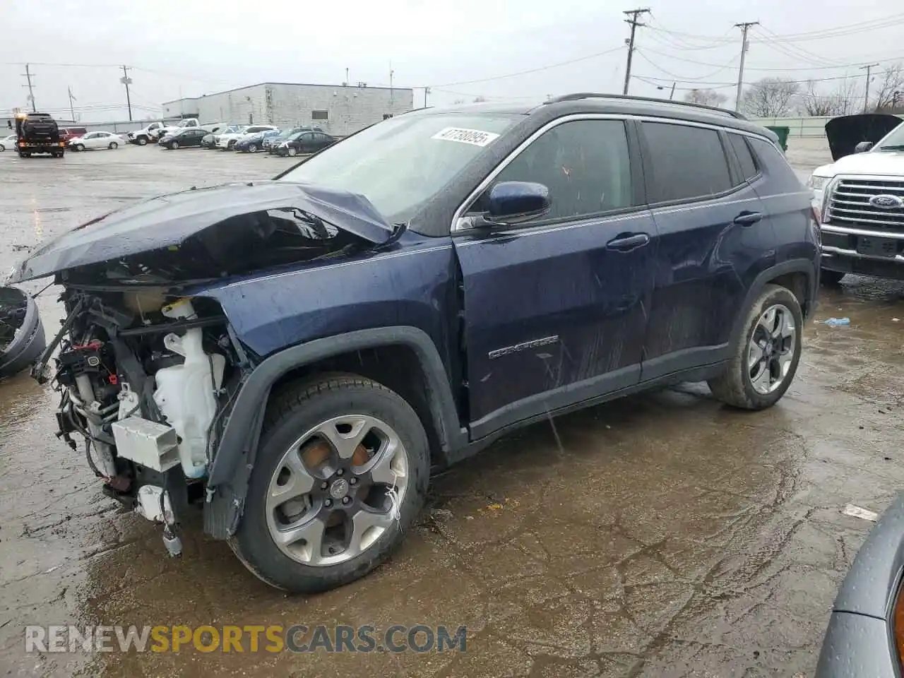 1 Photograph of a damaged car 3C4NJDCB8LT156737 JEEP COMPASS 2020