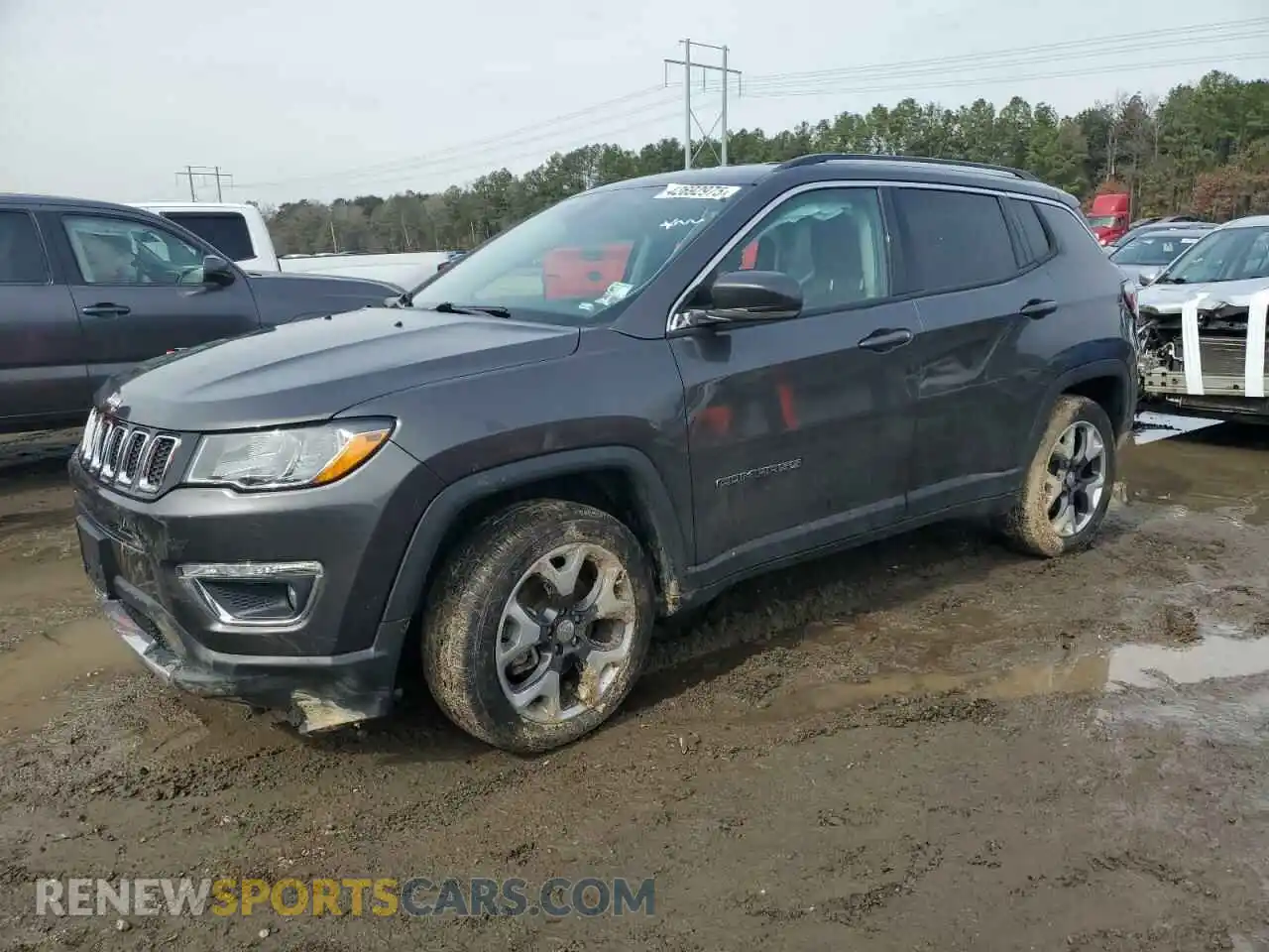 1 Photograph of a damaged car 3C4NJDCB9LT155774 JEEP COMPASS 2020