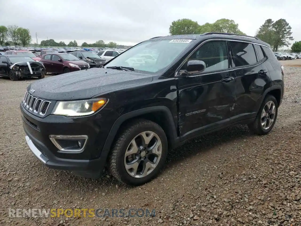 1 Photograph of a damaged car 3C4NJDCBXLT209079 JEEP COMPASS 2020