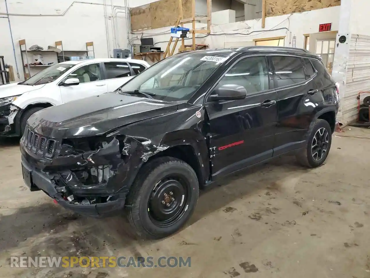 1 Photograph of a damaged car 3C4NJDDB1LT165732 JEEP COMPASS 2020