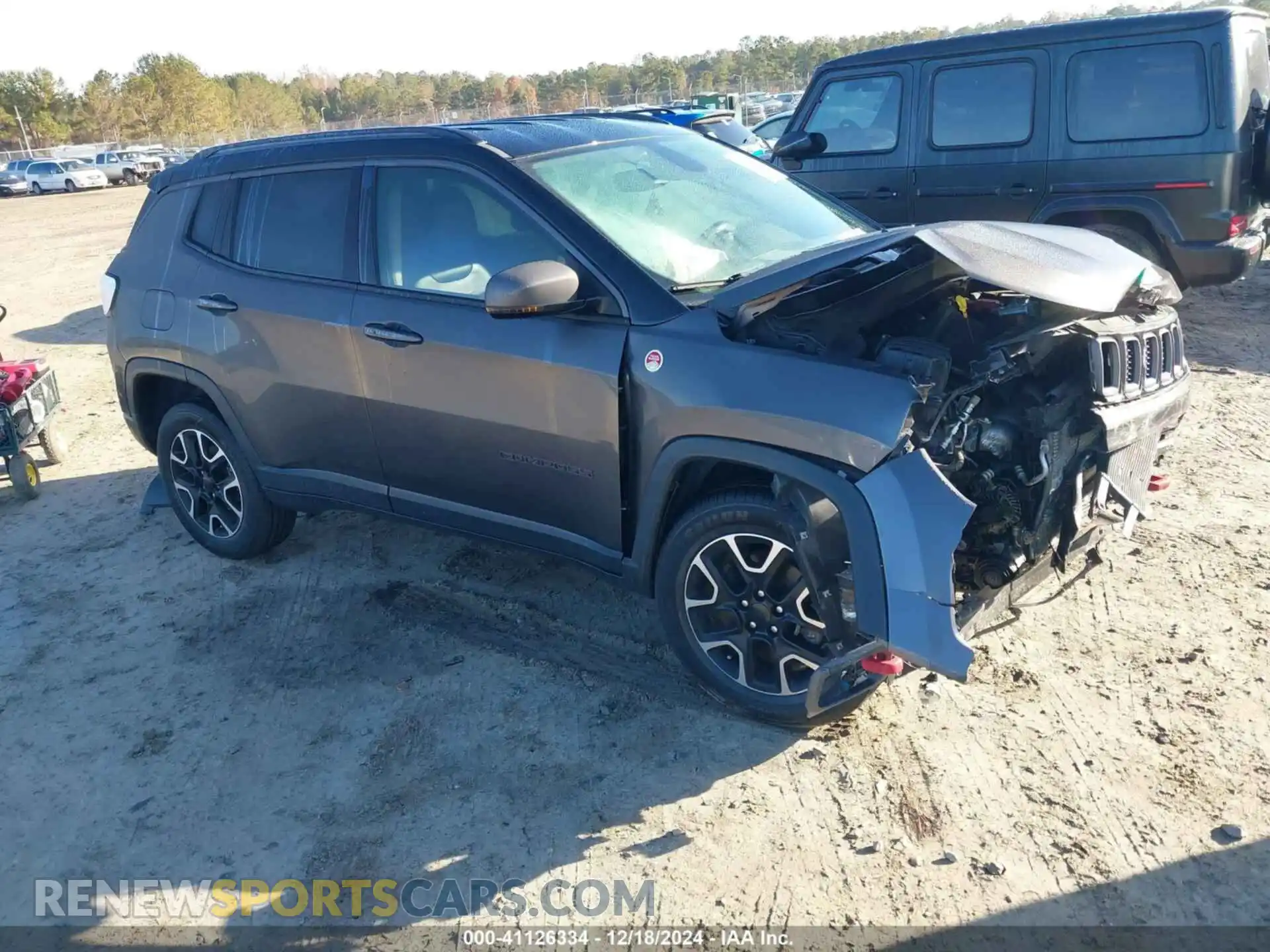1 Photograph of a damaged car 3C4NJDDB4LT111714 JEEP COMPASS 2020