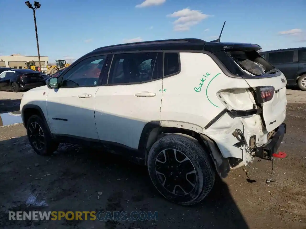 2 Photograph of a damaged car 3C4NJDDB6LT171963 JEEP COMPASS 2020