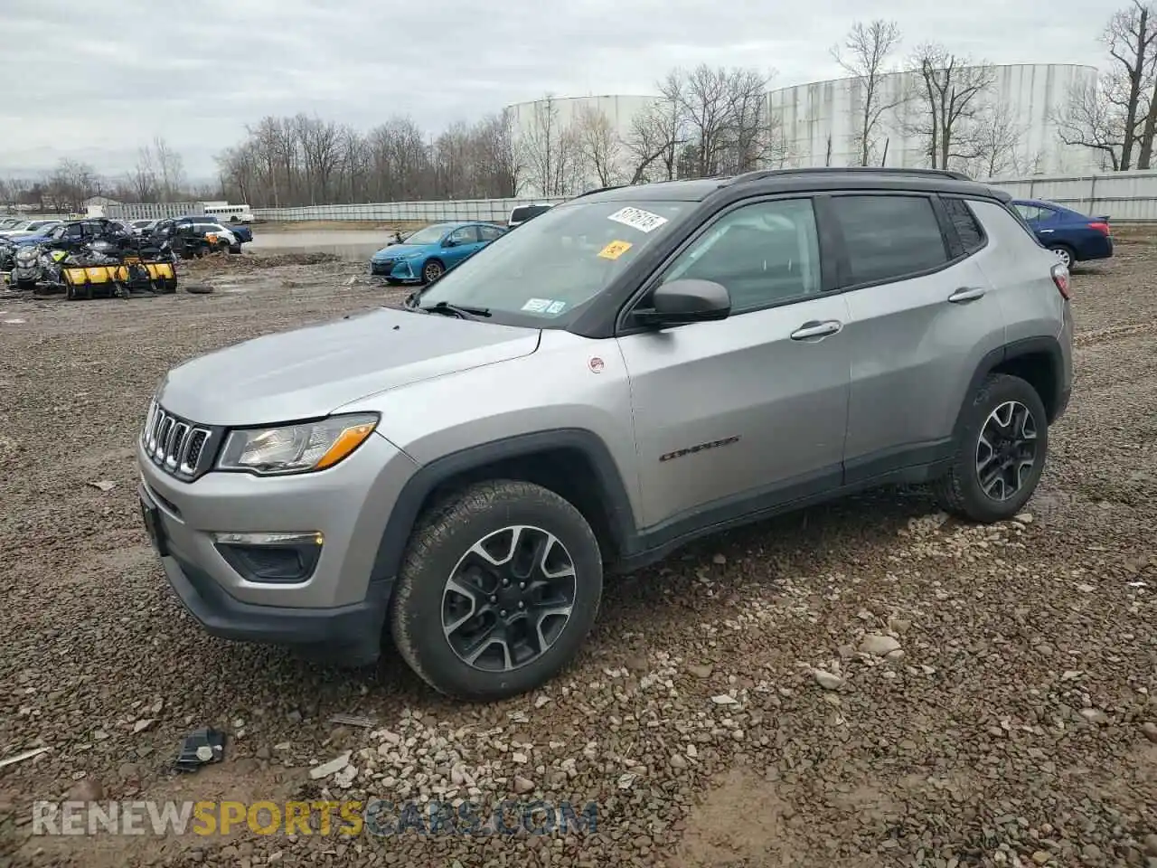 1 Photograph of a damaged car 3C4NJDDBXLT126850 JEEP COMPASS 2020