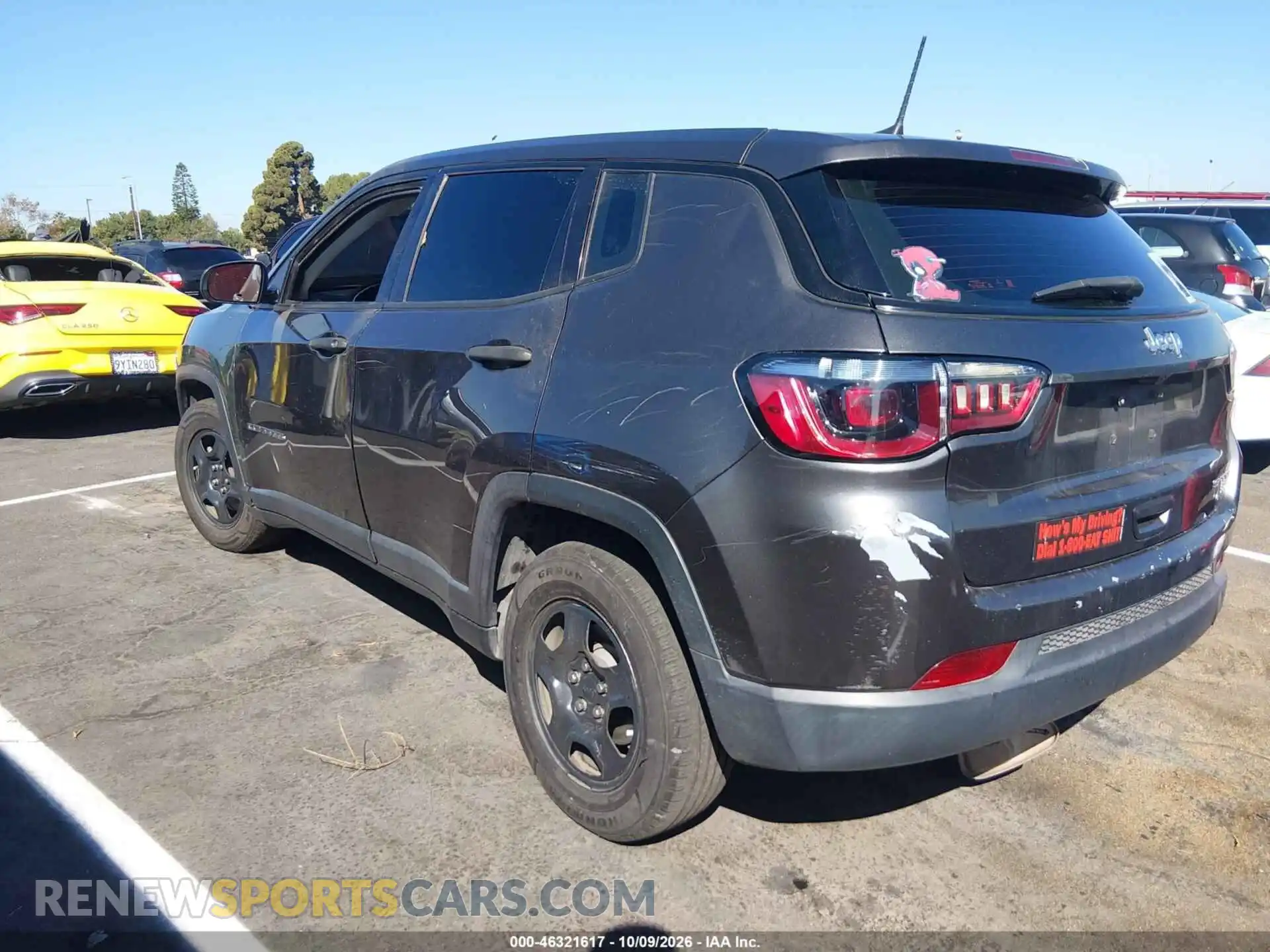 3 Photograph of a damaged car 3C4NJCAB0MT538808 JEEP COMPASS 2021