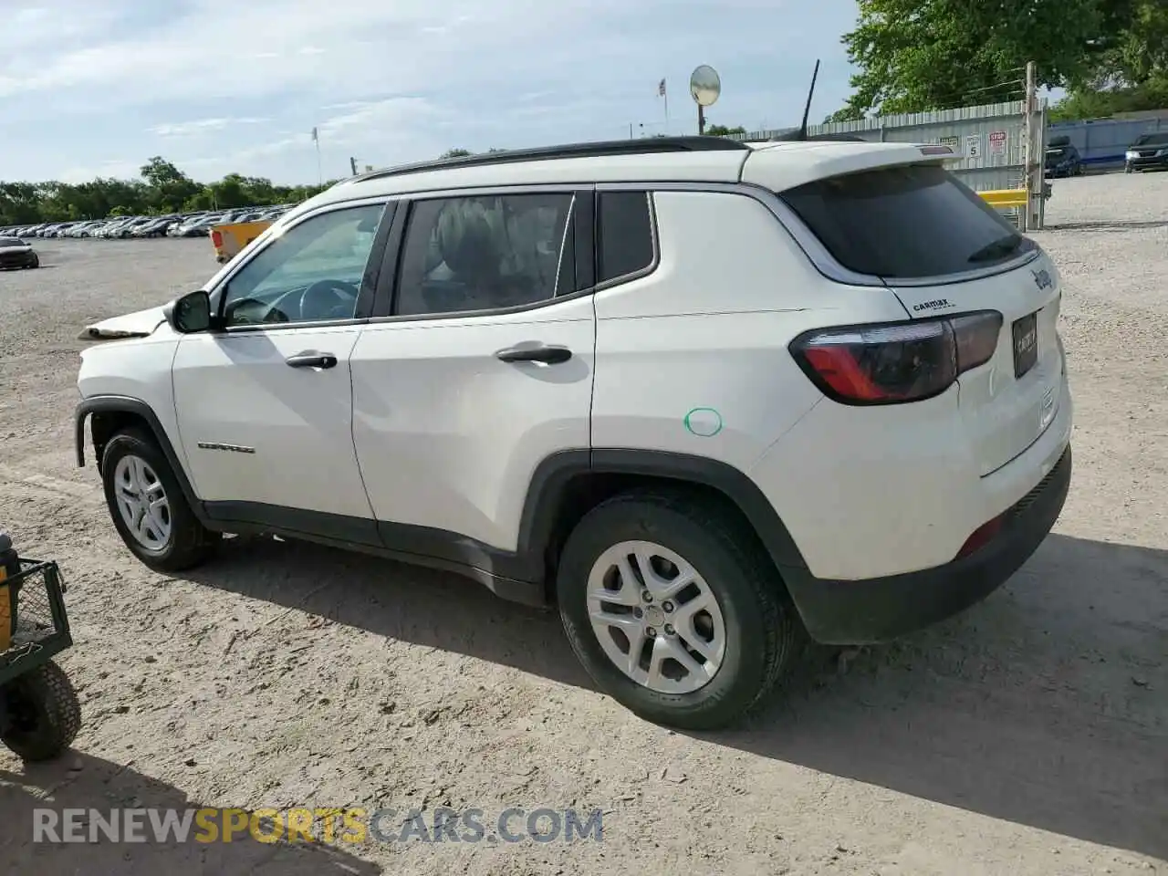 2 Photograph of a damaged car 3C4NJCAB0MT553051 JEEP COMPASS 2021