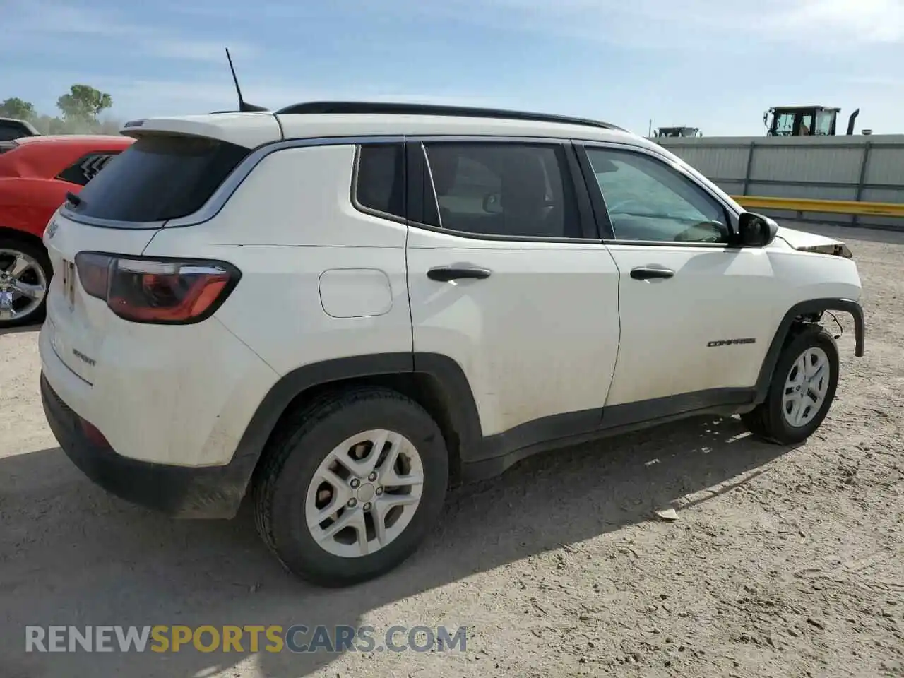 3 Photograph of a damaged car 3C4NJCAB0MT553051 JEEP COMPASS 2021
