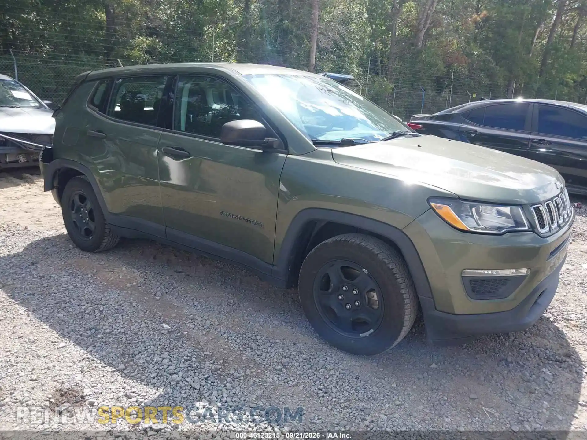 1 Photograph of a damaged car 3C4NJCAB1MT523038 JEEP COMPASS 2021