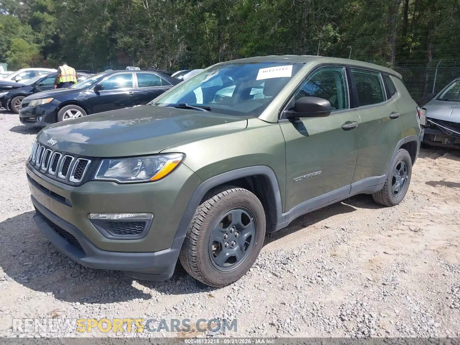 2 Photograph of a damaged car 3C4NJCAB1MT523038 JEEP COMPASS 2021