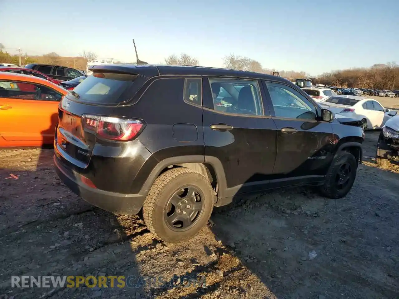 3 Photograph of a damaged car 3C4NJCAB1MT576953 JEEP COMPASS 2021