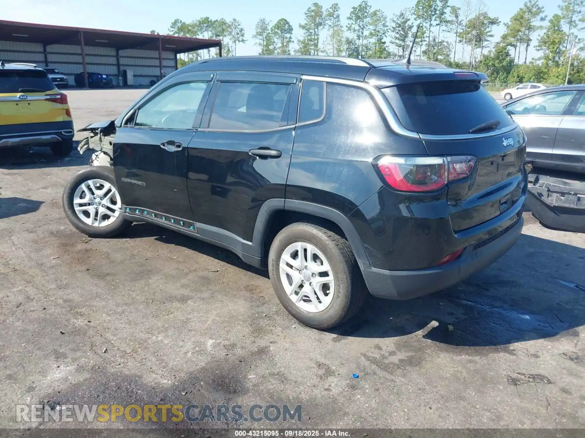 3 Photograph of a damaged car 3C4NJCAB3MT505527 JEEP COMPASS 2021