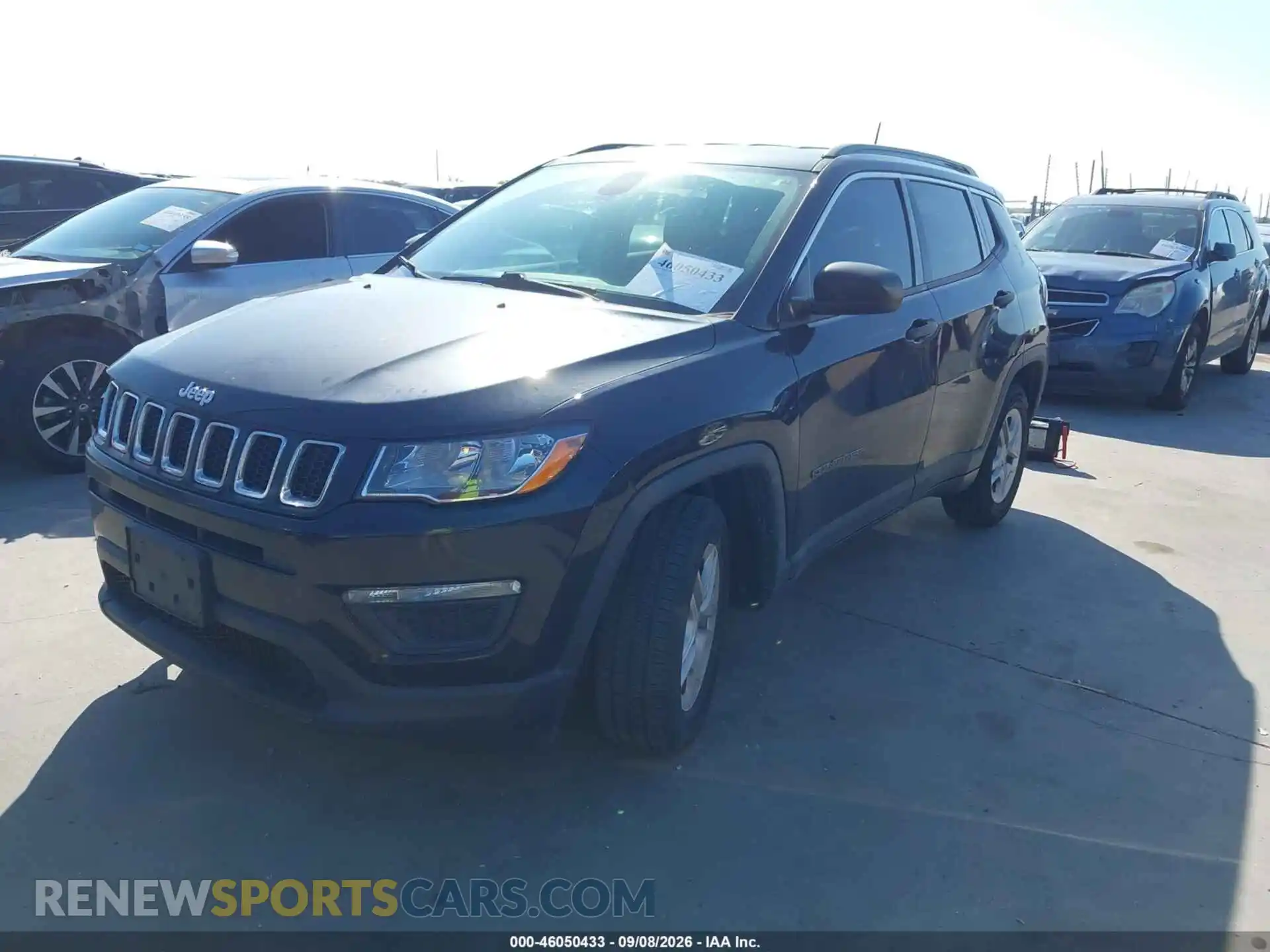 2 Photograph of a damaged car 3C4NJCAB5MT570900 JEEP COMPASS 2021
