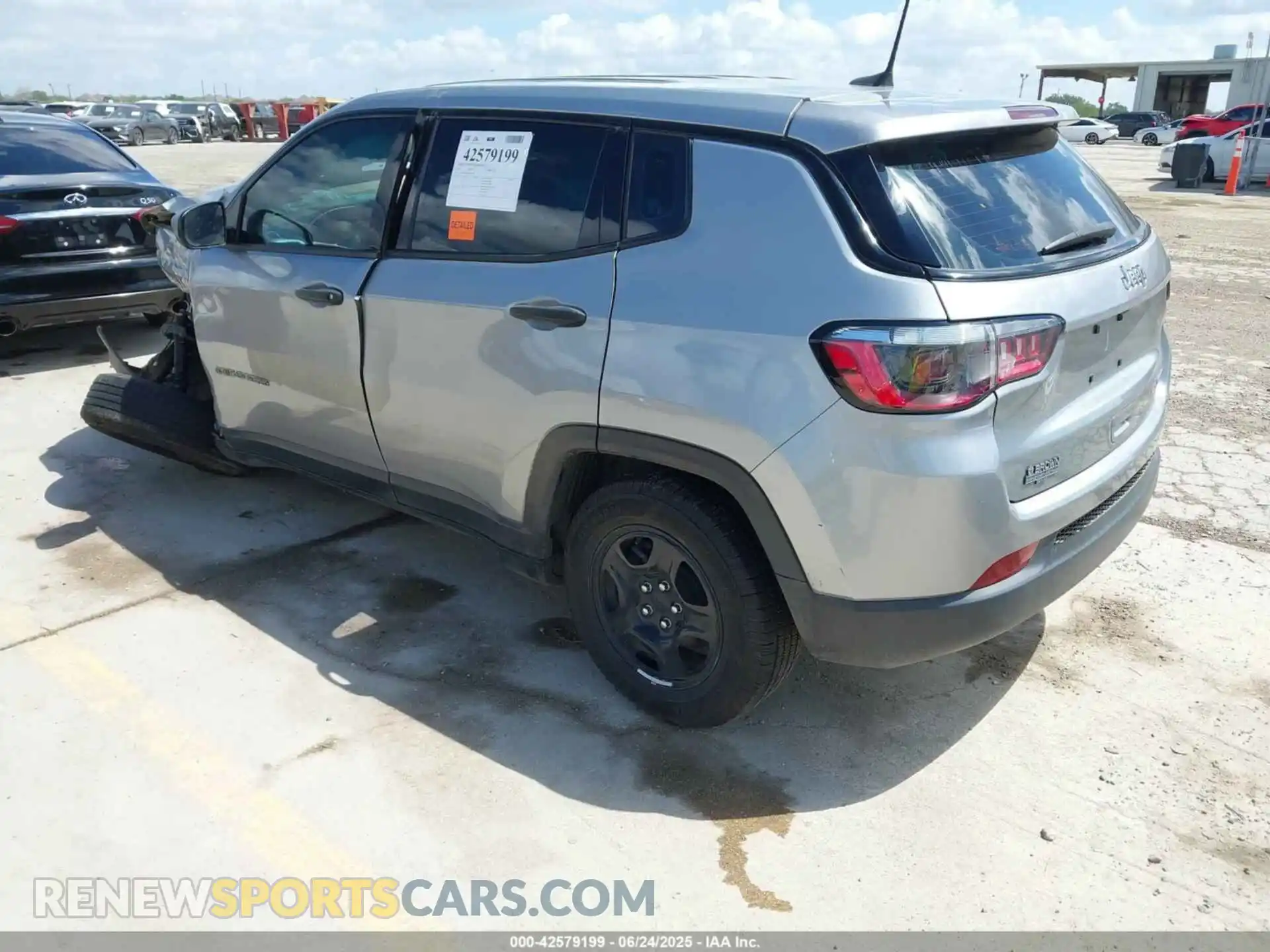 3 Photograph of a damaged car 3C4NJCAB6MT501939 JEEP COMPASS 2021
