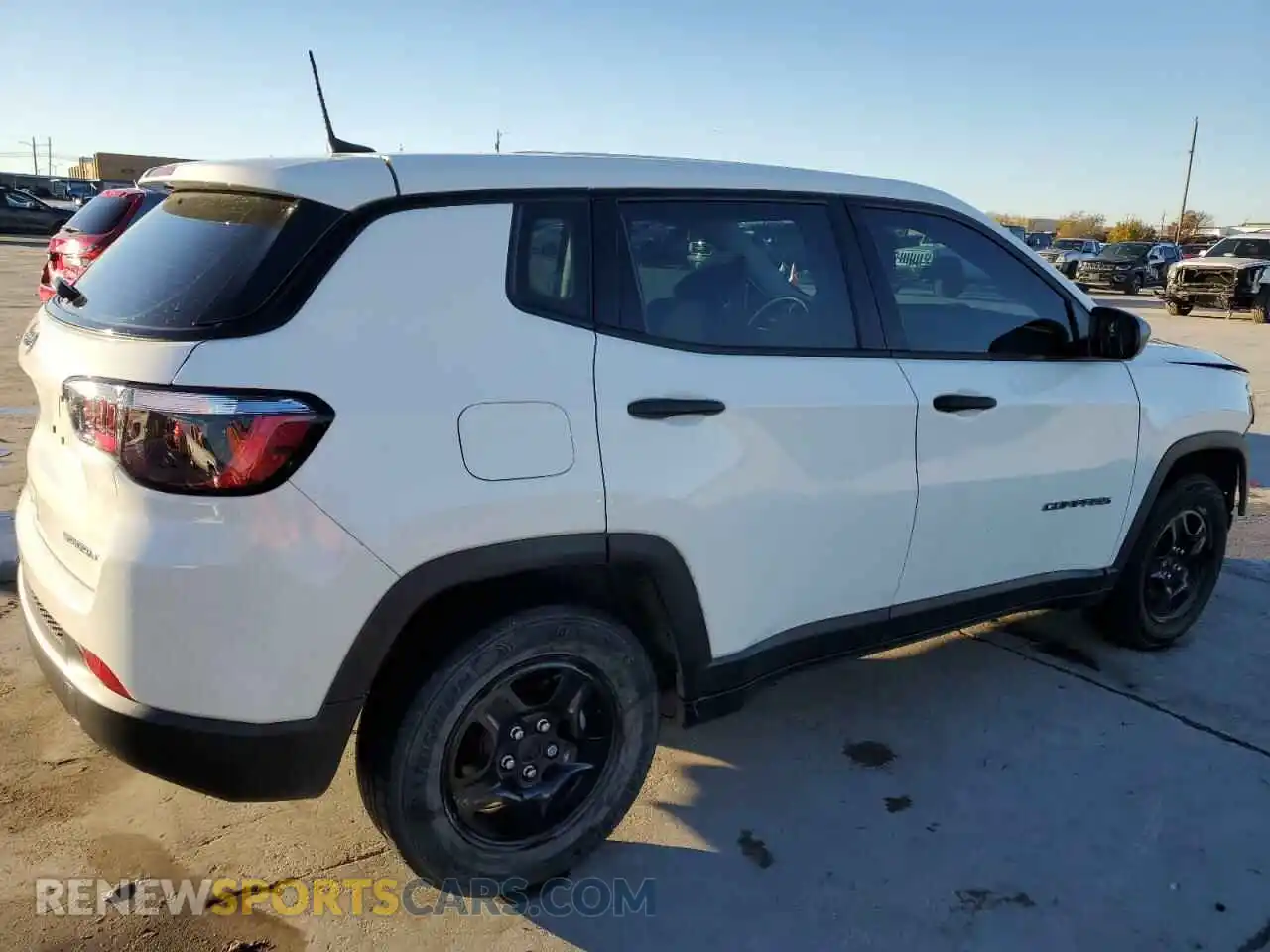 3 Photograph of a damaged car 3C4NJCAB6MT532236 JEEP COMPASS 2021