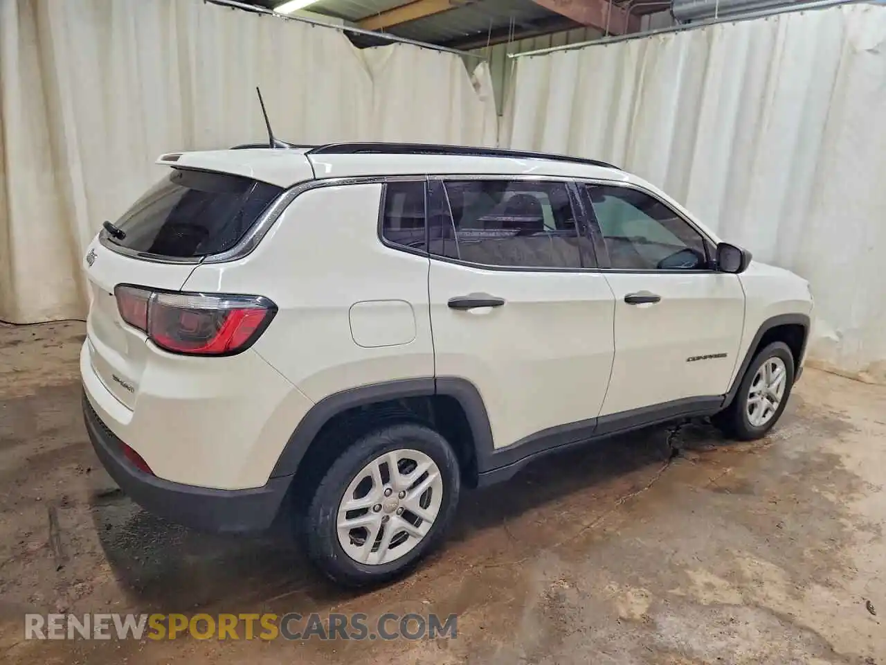 3 Photograph of a damaged car 3C4NJCAB7MT563737 JEEP COMPASS 2021