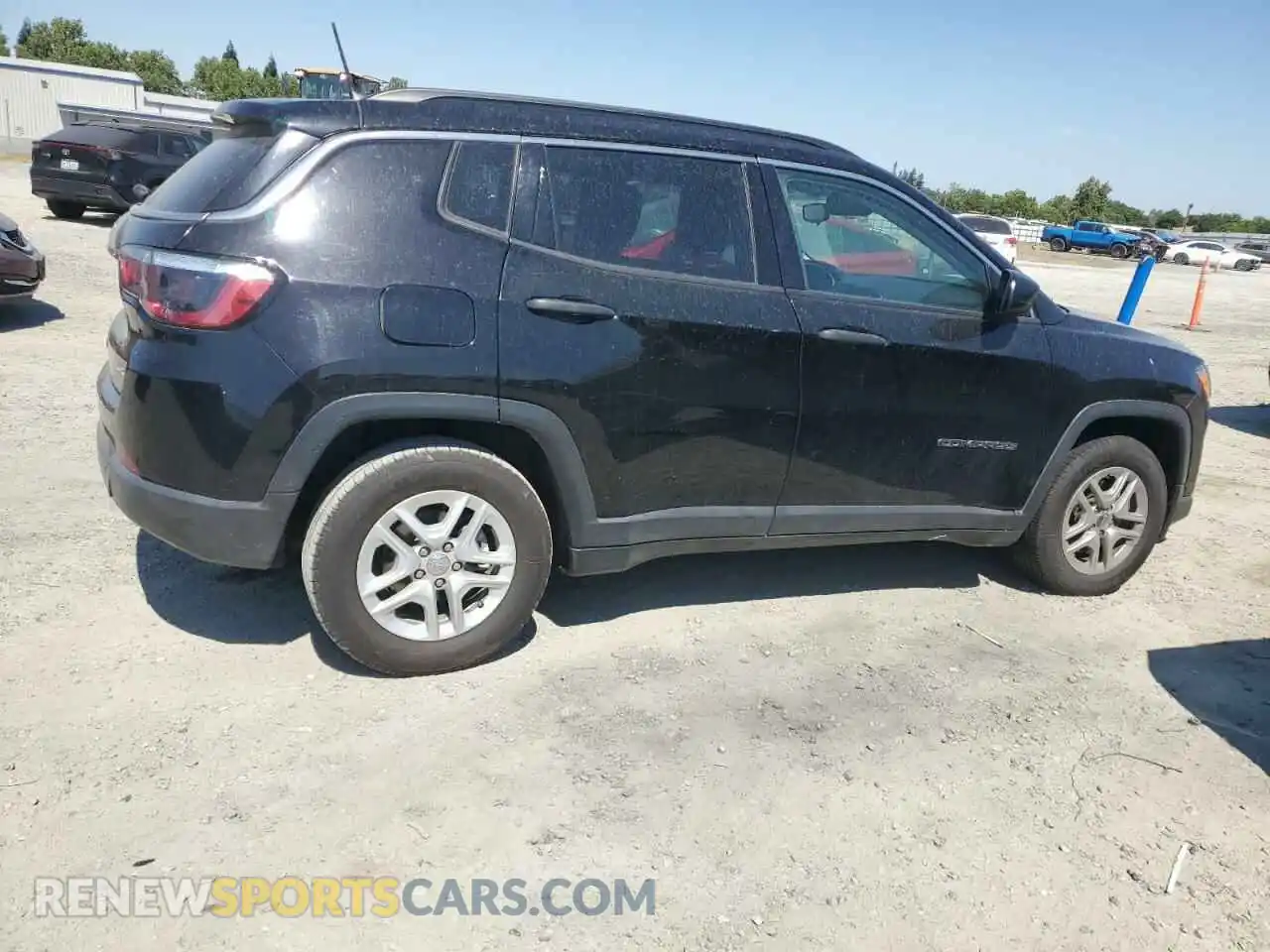 3 Photograph of a damaged car 3C4NJCAB8MT545909 JEEP COMPASS 2021