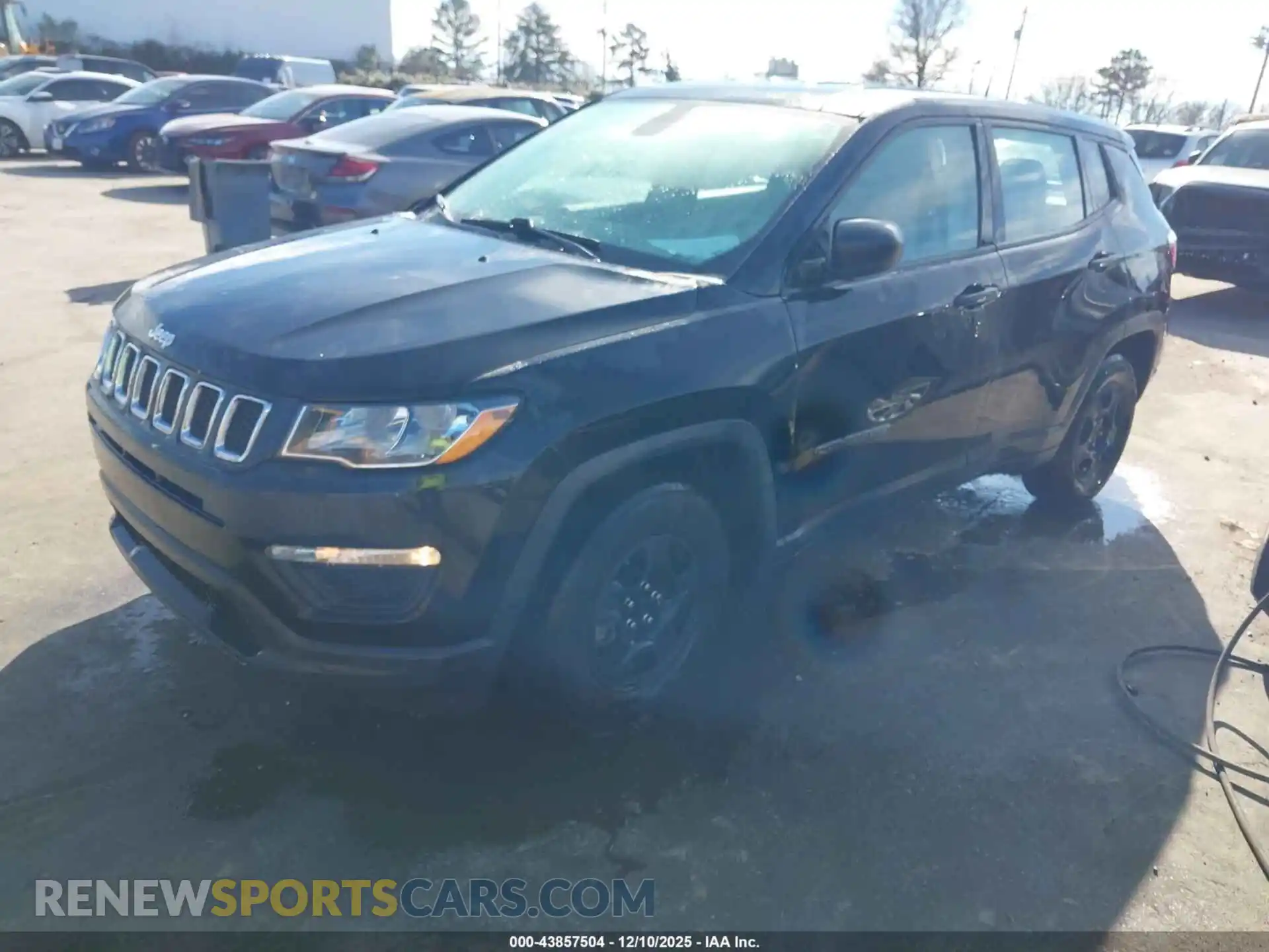 2 Photograph of a damaged car 3C4NJCABXMT505220 JEEP COMPASS 2021