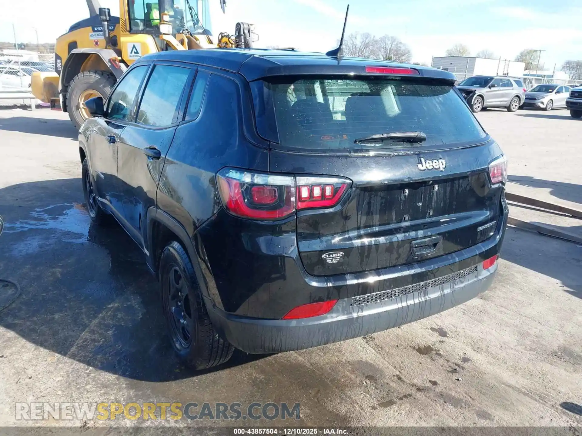 3 Photograph of a damaged car 3C4NJCABXMT505220 JEEP COMPASS 2021