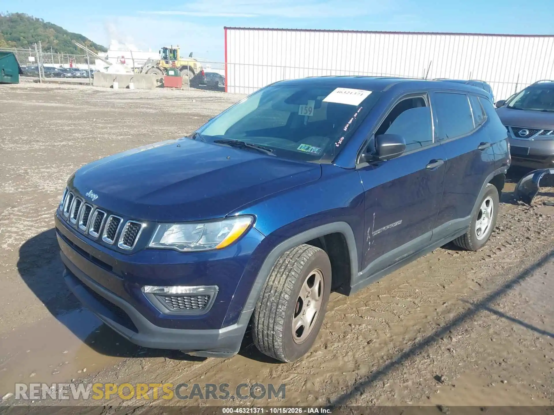 2 fotografías del automóvil dañado 3C4NJCABXMT514693 JEEP COMPASS 2021