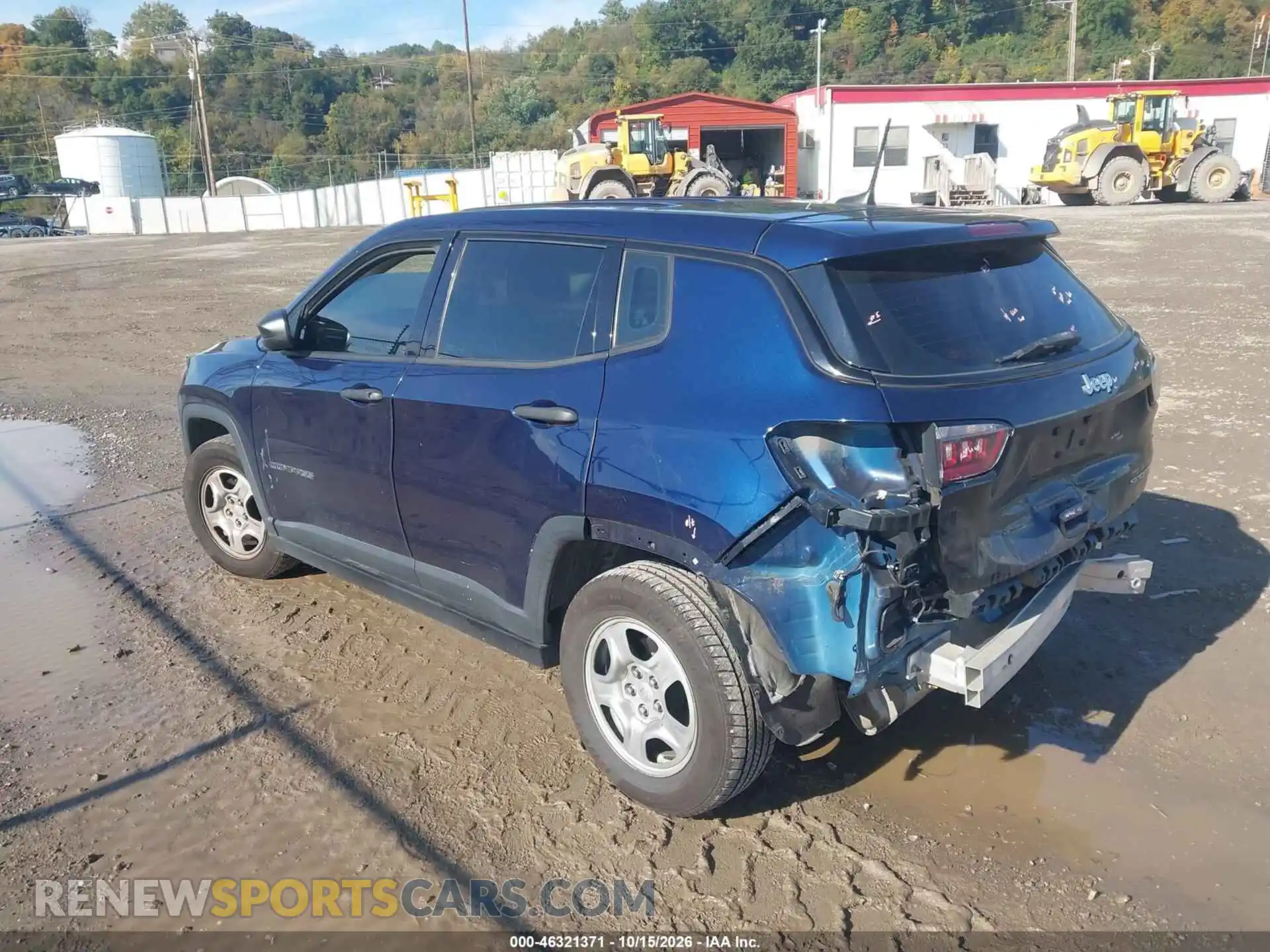 3 fotografías del automóvil dañado 3C4NJCABXMT514693 JEEP COMPASS 2021