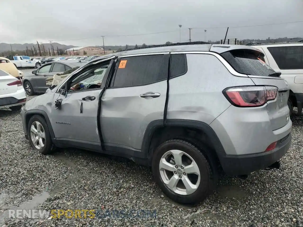 2 Photograph of a damaged car 3C4NJCBB0MT502390 JEEP COMPASS 2021