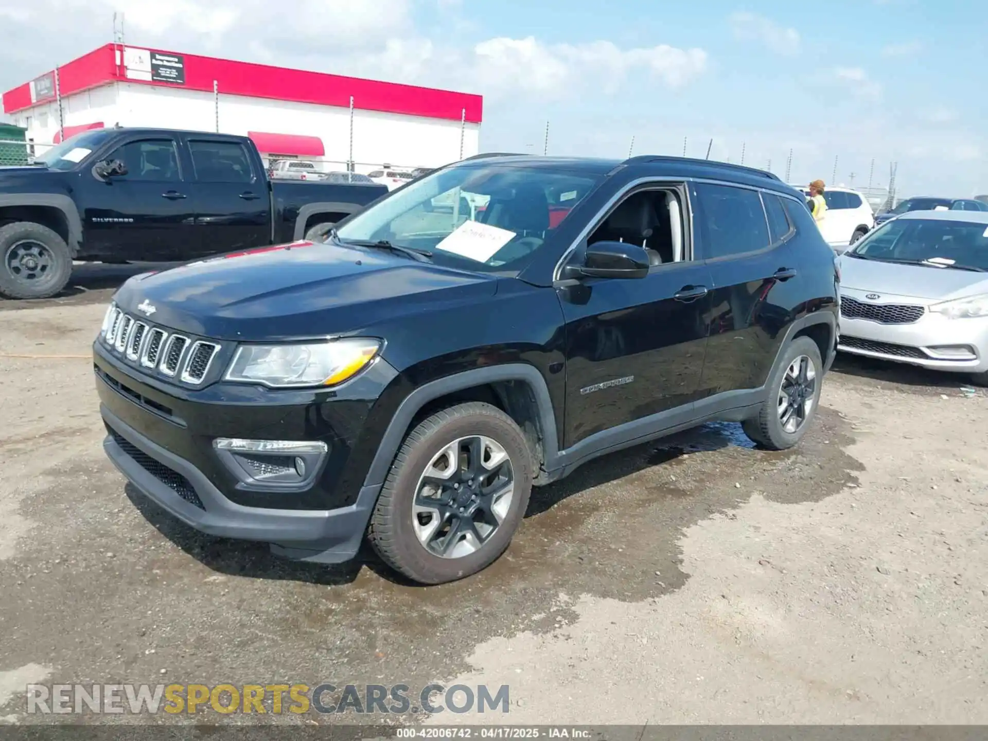 2 Photograph of a damaged car 3C4NJCBB0MT502423 JEEP COMPASS 2021