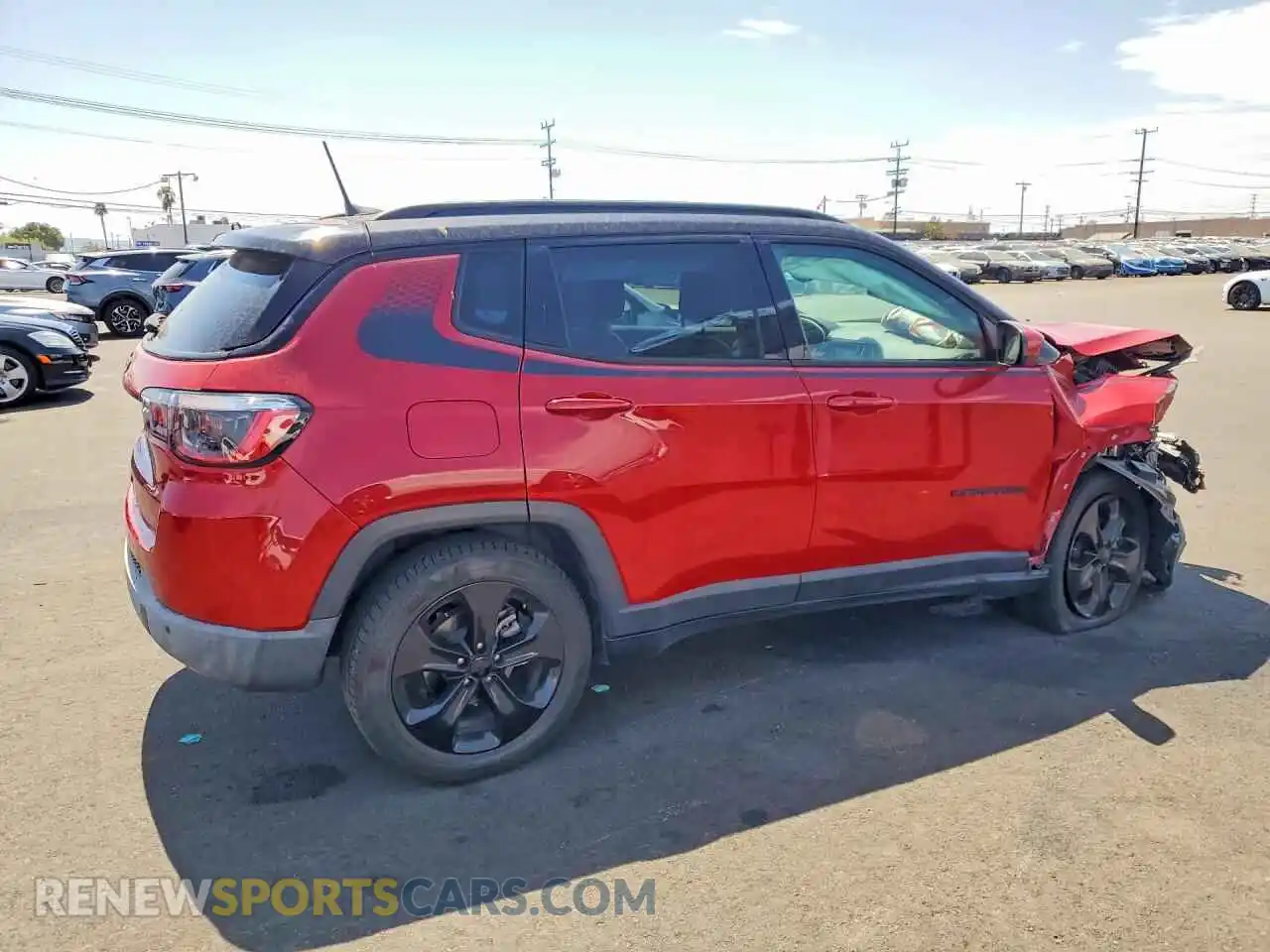 3 Photograph of a damaged car 3C4NJCBB0MT555929 JEEP COMPASS 2021