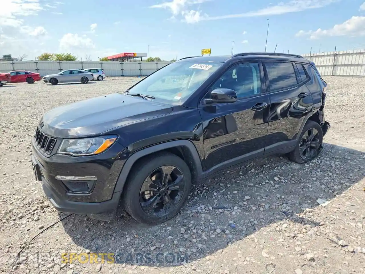 1 Фотография поврежденного автомобиля 3C4NJCBB0MT573735 JEEP COMPASS 2021